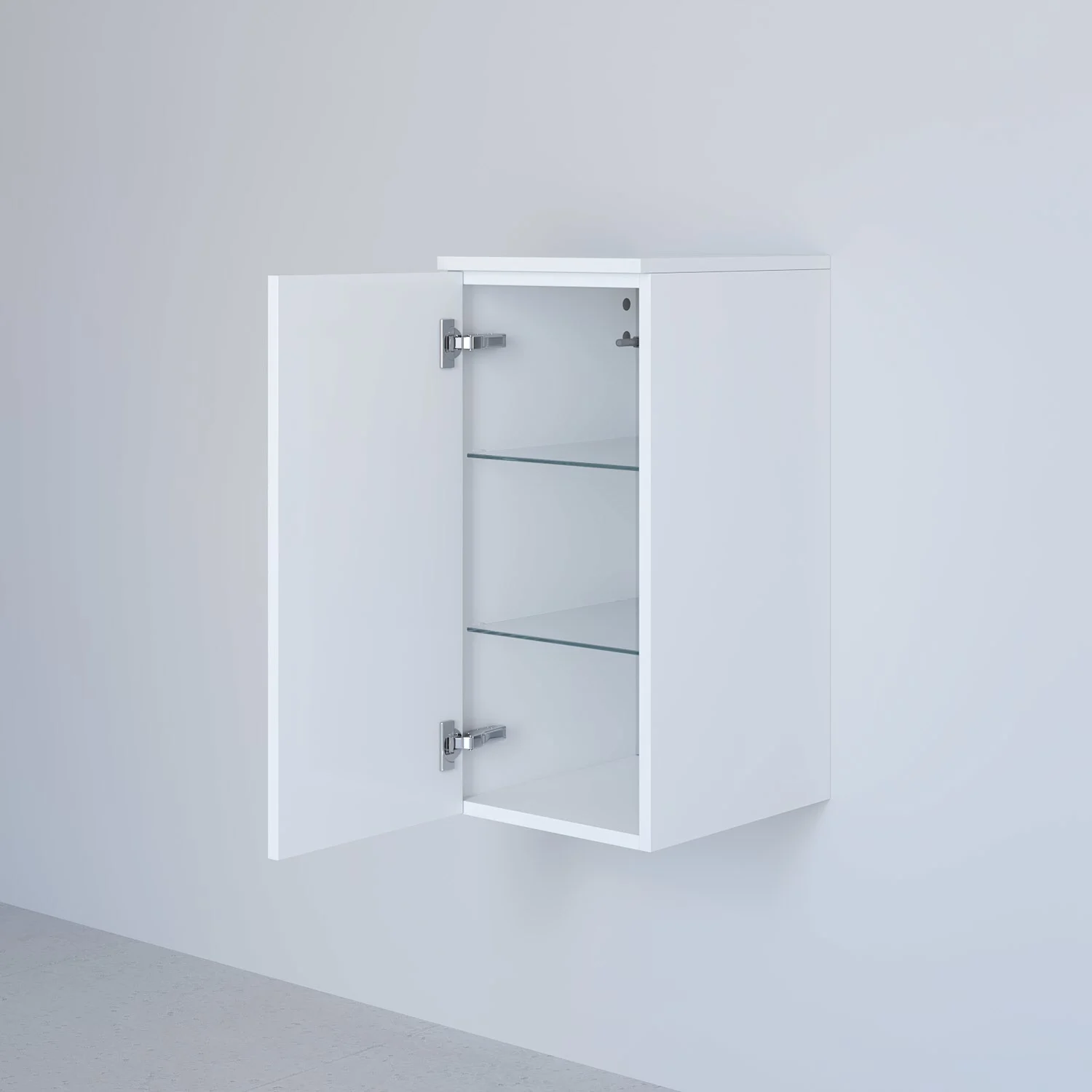 Kronenbach Cube Highboard 30 x 64,6 cm, 1 Tür, Anschlag links, mit TIP-ON Bild 2