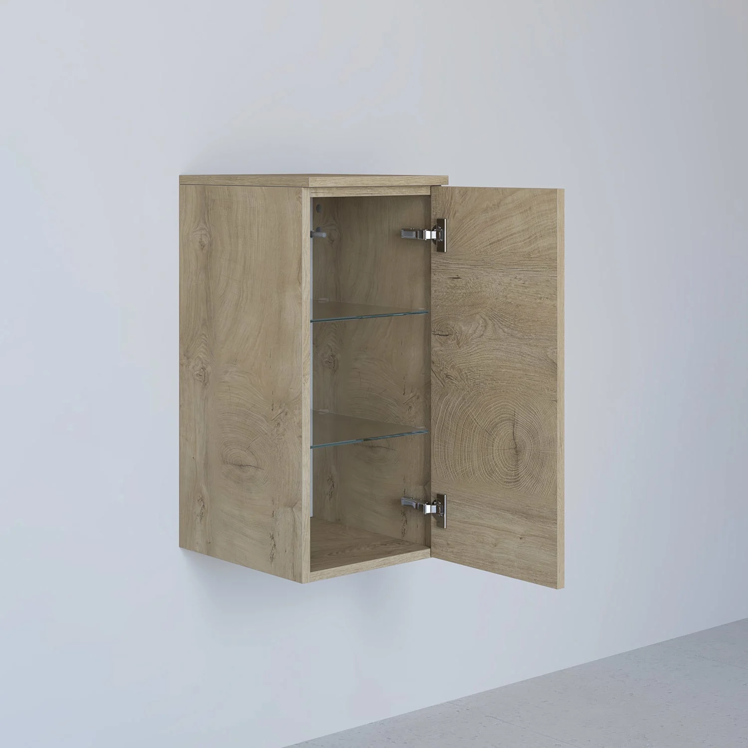 Kronenbach Cube Highboard 30 x 64,6 cm, 1 Tür, Anschlag rechts, mit TIP-ON Bild 2