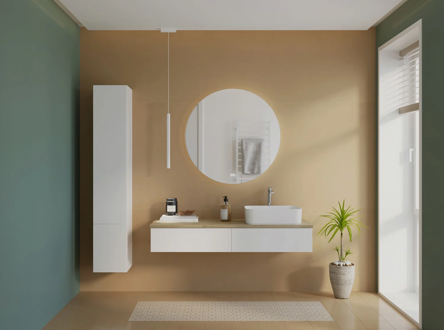 Kronenbach Cube Hochschrank 30 x 168 cm, 2 Türen, Anschlag links, mit TIP-ON Bild 4