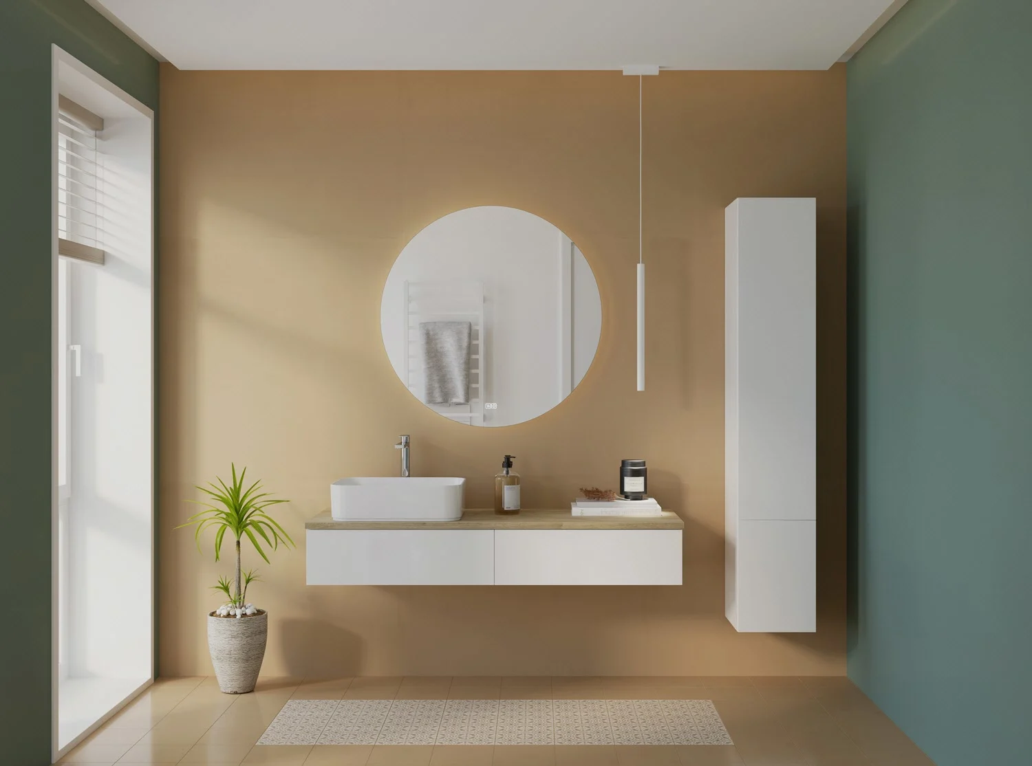 Kronenbach Cube Hochschrank 30 x 168 cm, 2 Türen, Anschlag rechts, mit TIP-ON Bild 4