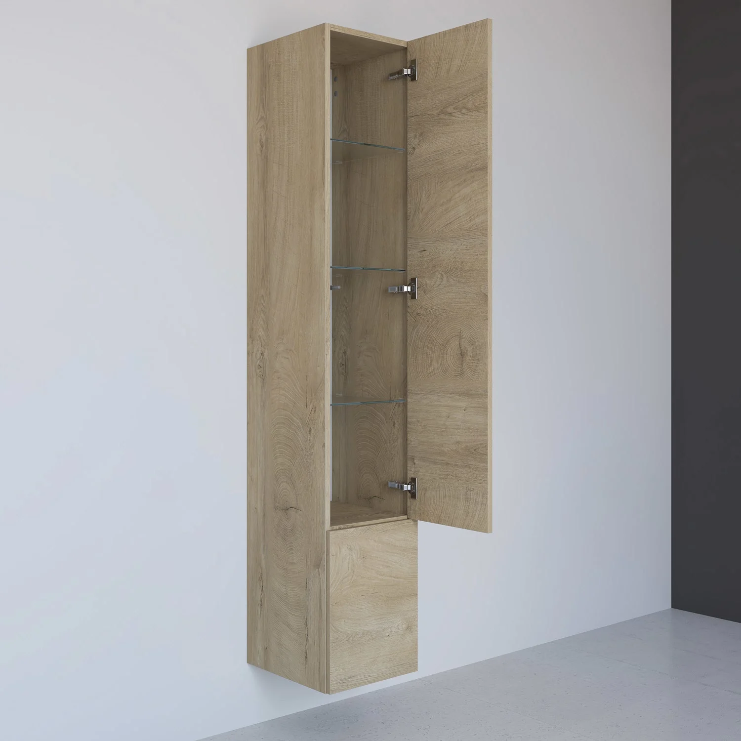 Kronenbach Cube Hochschrank 30 x 168 cm, 2 Türen, Anschlag rechts, mit TIP-ON Bild 2