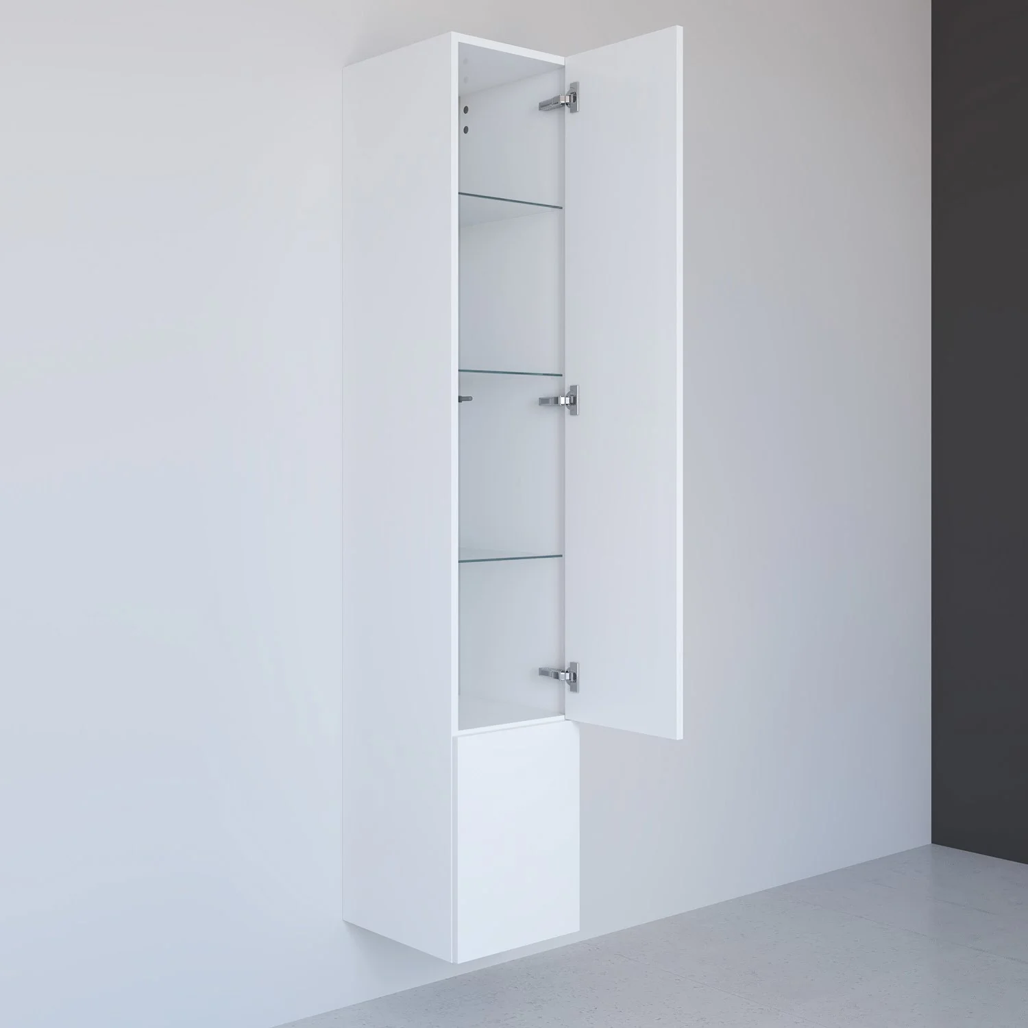 Kronenbach Cube Hochschrank 30 x 168 cm, 2 Türen, Anschlag rechts, mit TIP-ON Bild 2