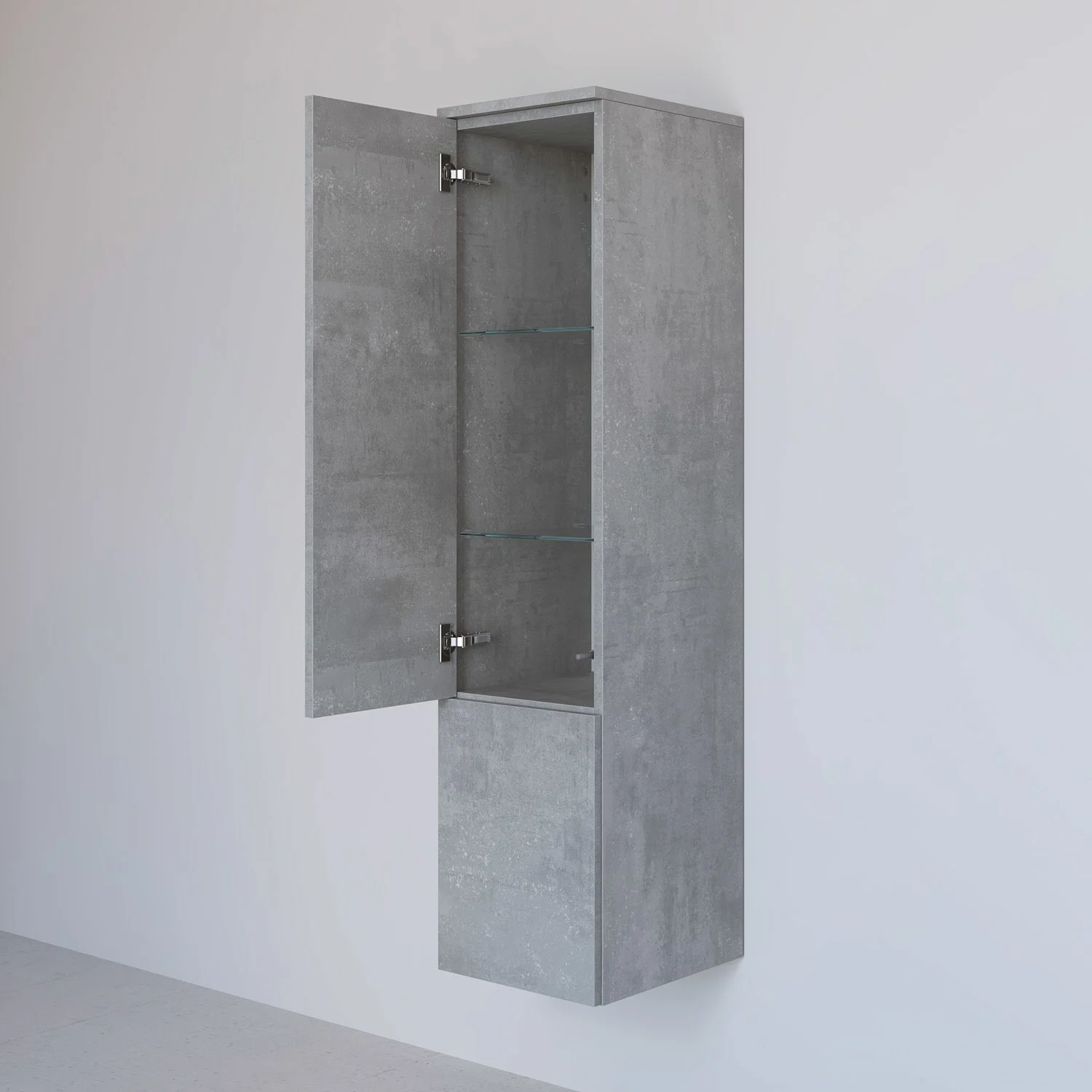 Kronenbach Cube Maxiboard 30 x 127,6 cm, 2 Türen, Anschlag links, mit TIP-ON Bild 2