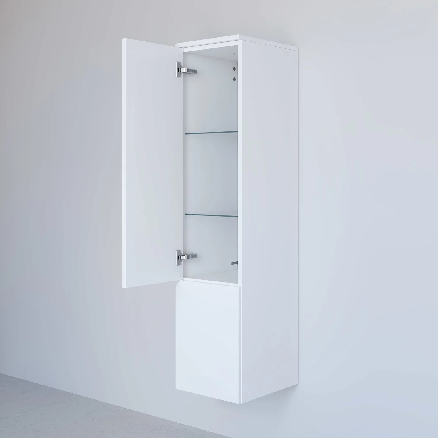 Kronenbach Cube Maxiboard 30 x 127,6 cm, 2 Türen, Anschlag links, mit TIP-ON Bild 2