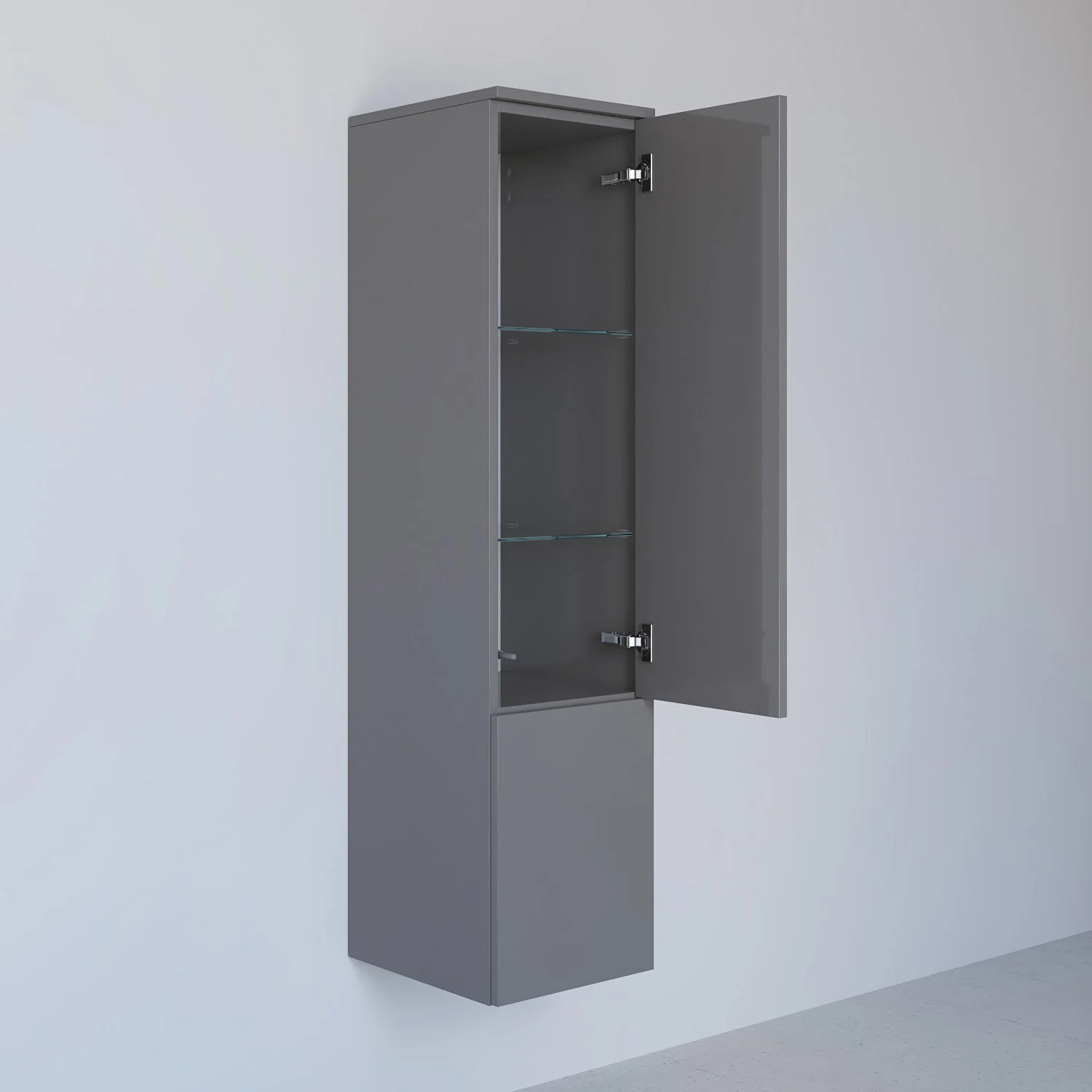 Kronenbach Cube Maxiboard 30 x 127,6 cm, 2 Türen, Anschlag rechts, mit TIP-ON Bild 2