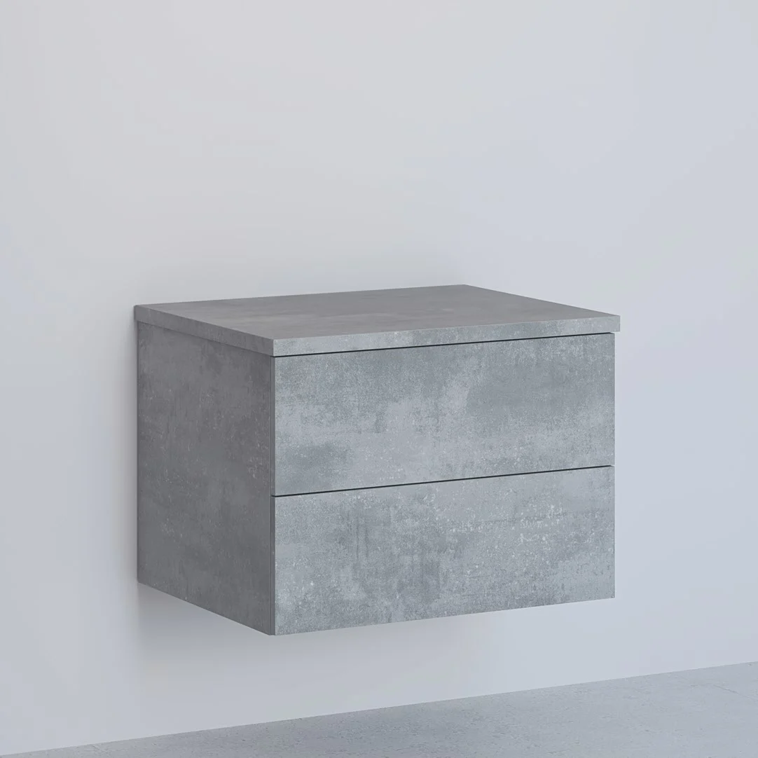 Kronenbach Cube Sideboard 61 cm mit 2 Auszügen und TIP-ON