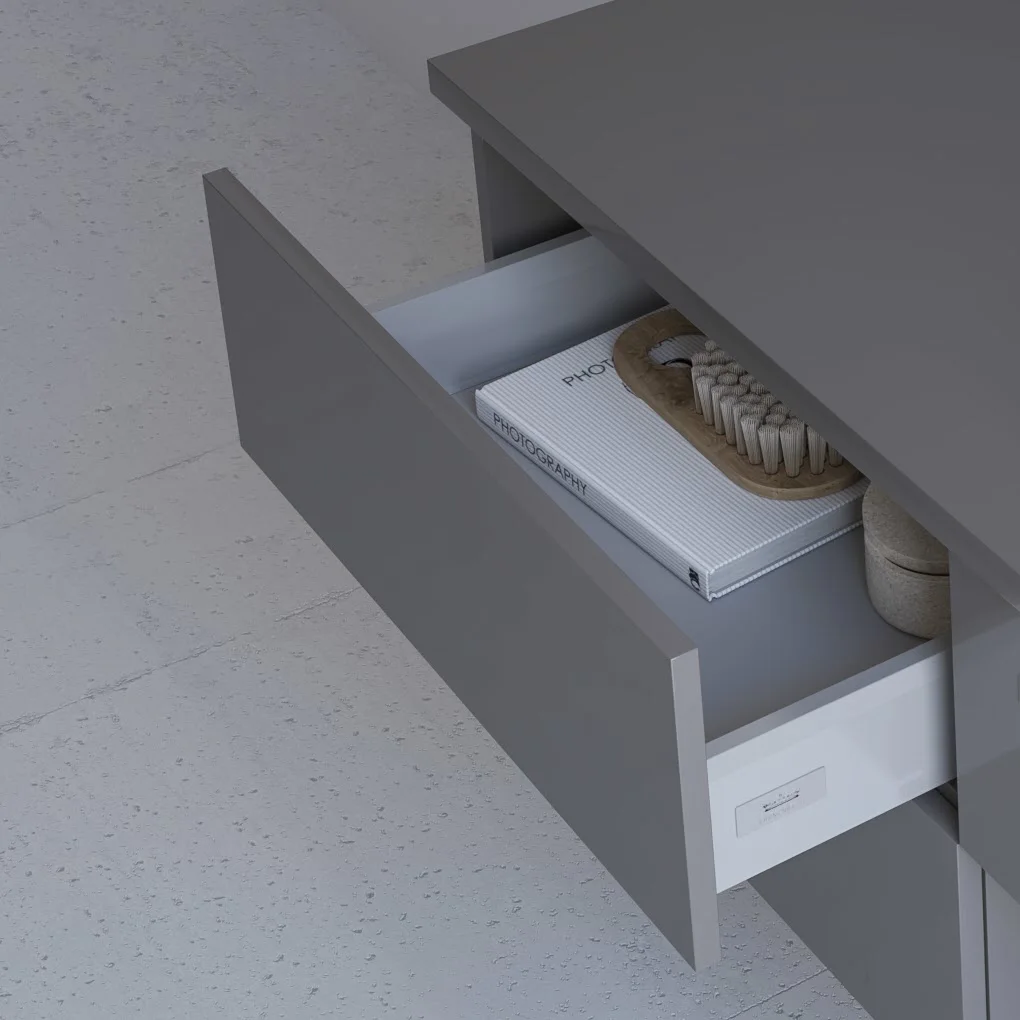 Kronenbach Cube Sideboard 61 cm mit 2 Auszügen und TIP-ON Bild 2