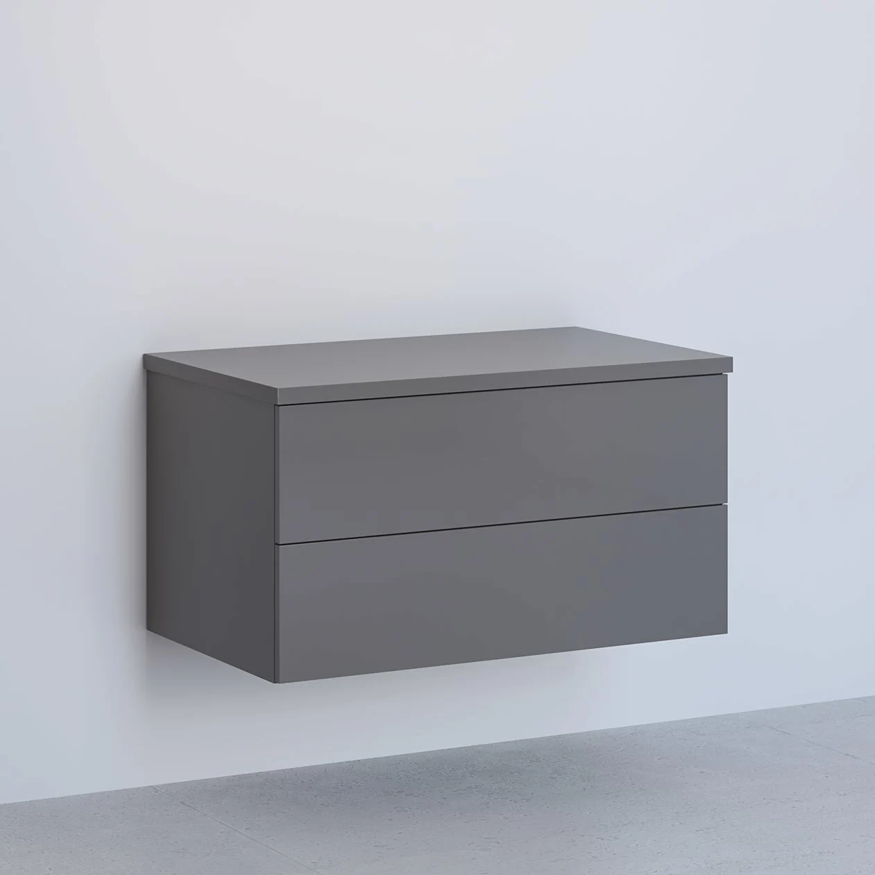 Kronenbach Cube Sideboard 81 cm mit 2 Auszügen und TIP-ON