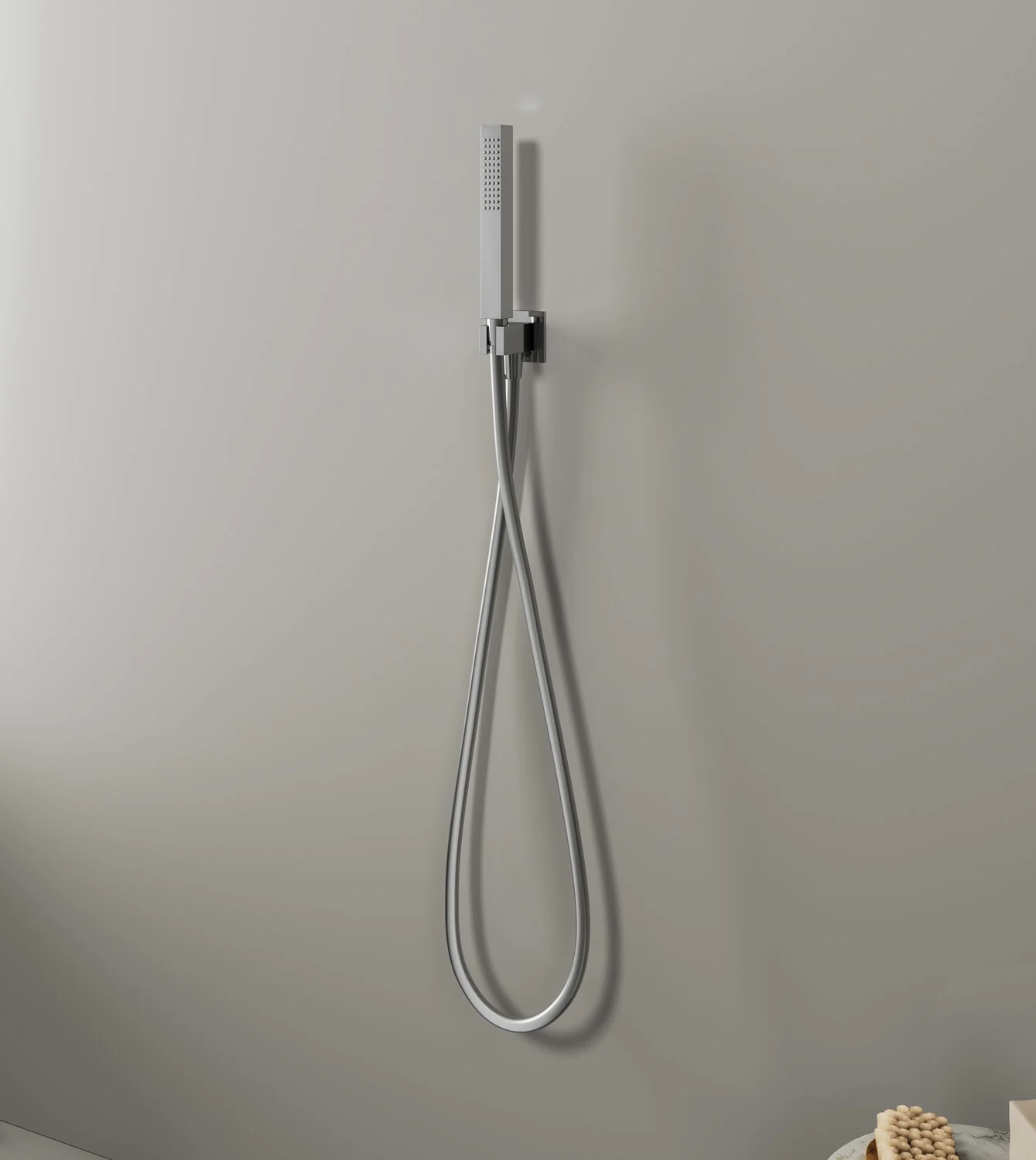 Kronenbach Brauseset 2 mit Stabhandbrause eckig und Wandanschlussbogen Bild 4
