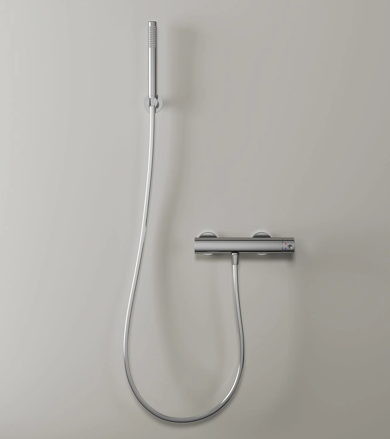 Kronenbach Wannenset 3 mit Stabhandbrause rund und Brausehalter Bild 3