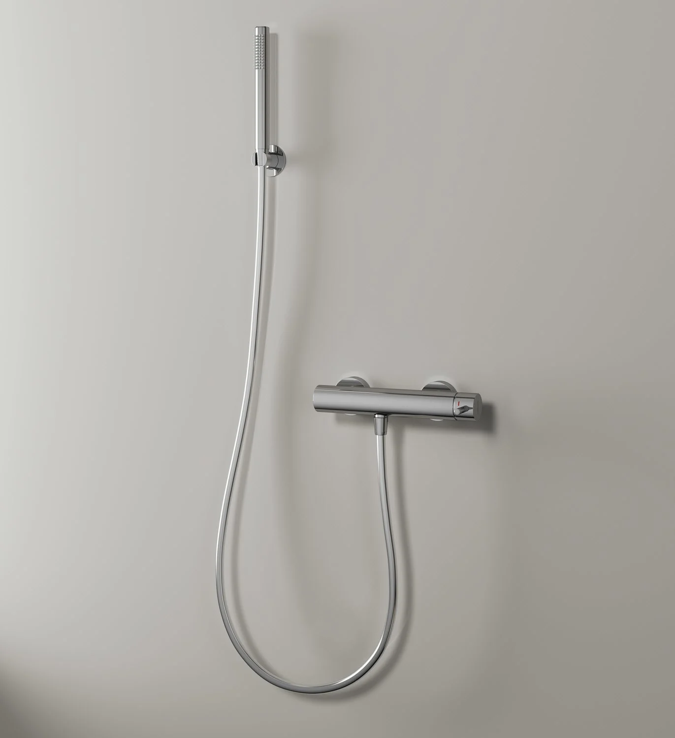 Kronenbach Wannenset 3 mit Stabhandbrause rund und Brausehalter Bild 4