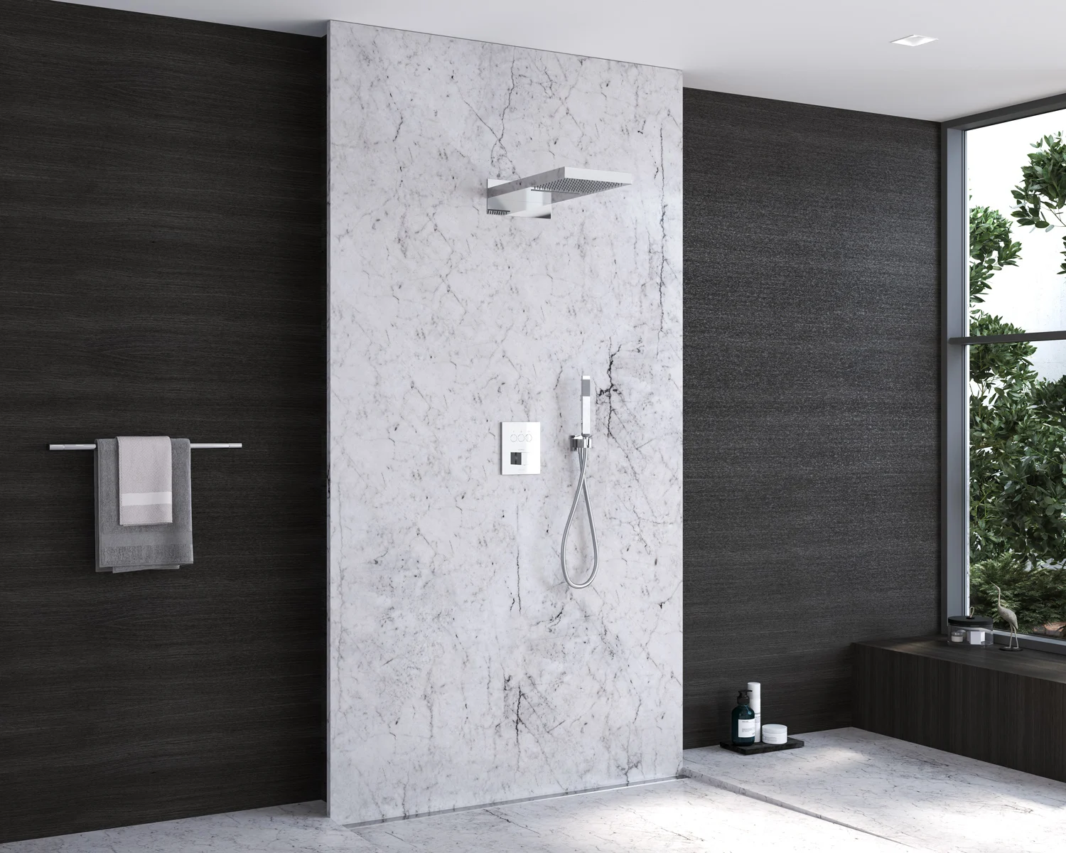 Kronenbach SPA Kopfbrause 50 x 25 cm mit 2 Strahlarten Bild 4