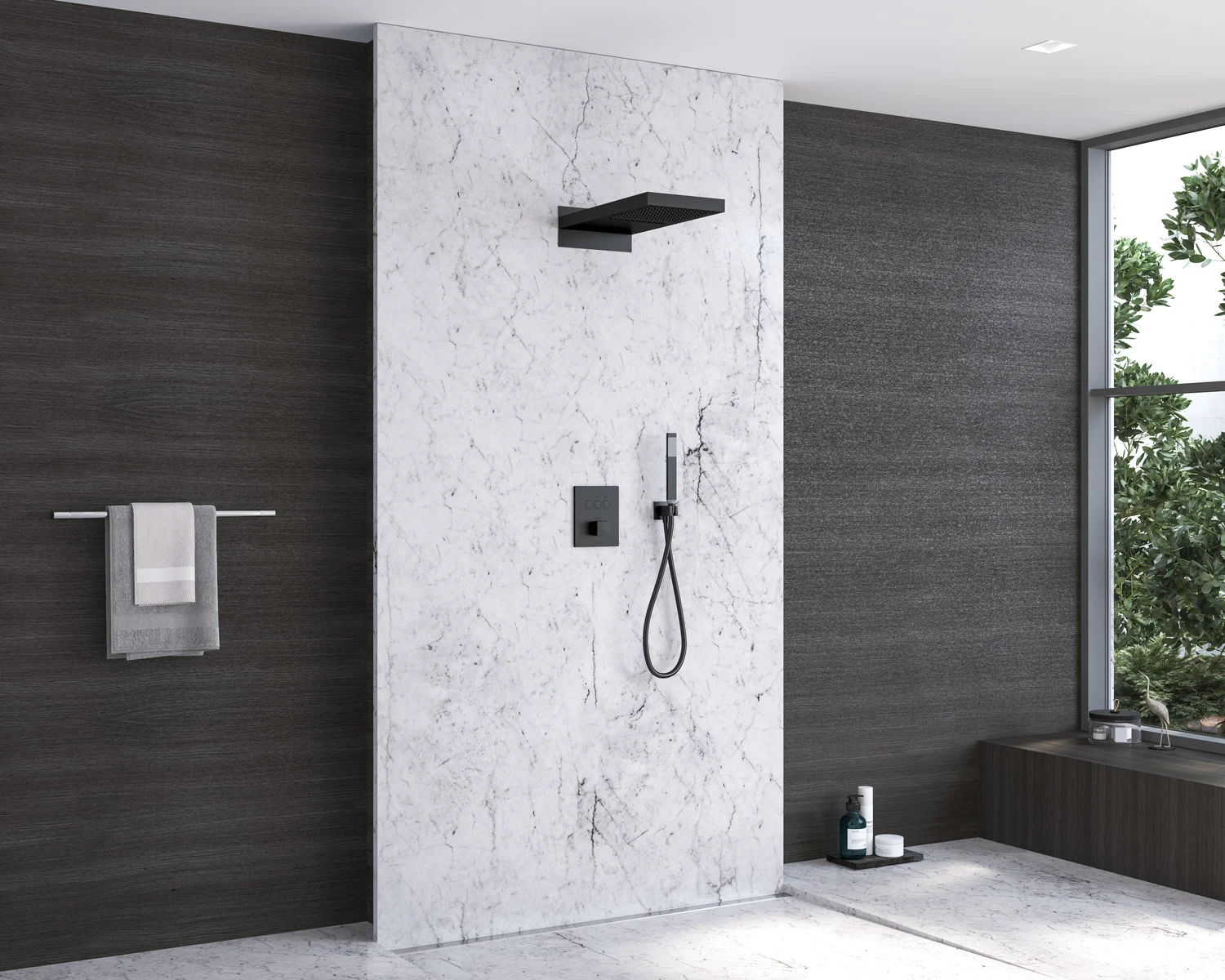 Kronenbach SPA Kopfbrause 50 x 25 cm mit 2 Strahlarten Bild 4