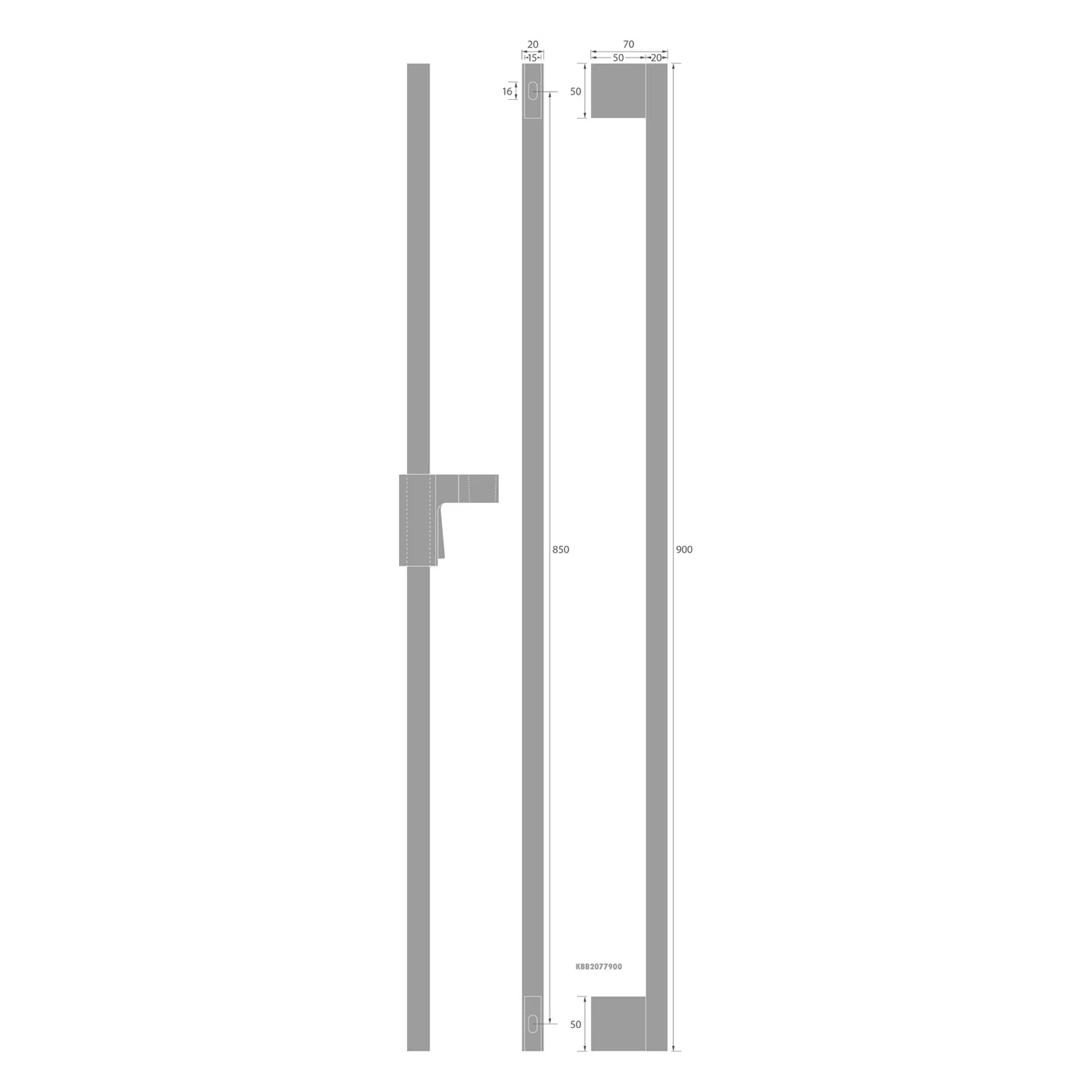 Kronenbach SUPRA 2.0 Brausestange 90 cm Bild 2