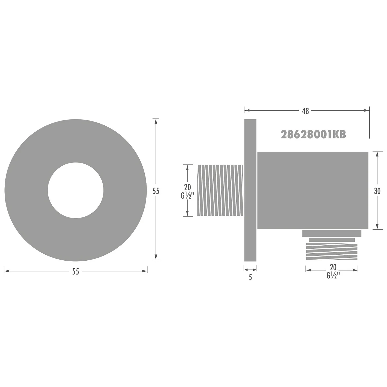 Kronenbach SUPRA 2.0 Wandanschlussbogen Bild 2