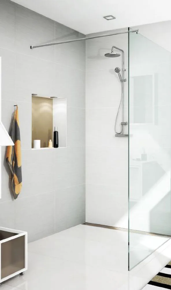 Kronenbach Cube Walk-In Glaselement bis 140 cm mit Beschichtung Bild 3