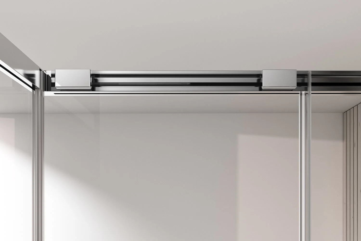 Kronenbach Slide Walk-In Schiebetür 2-teilig, 100 x 200 cm, Anschlag links Bild 3