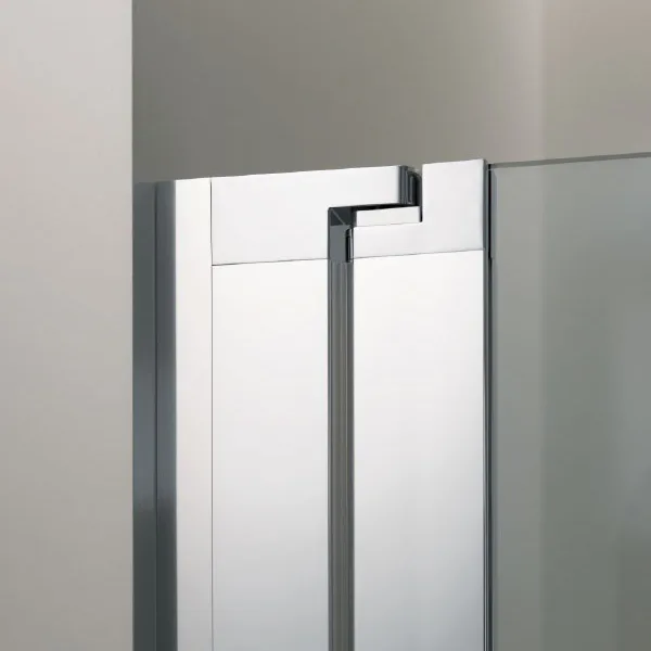 Kronenbach Tube Falteckdusche, 90 x 200 cm, Schenkel links Bild 2