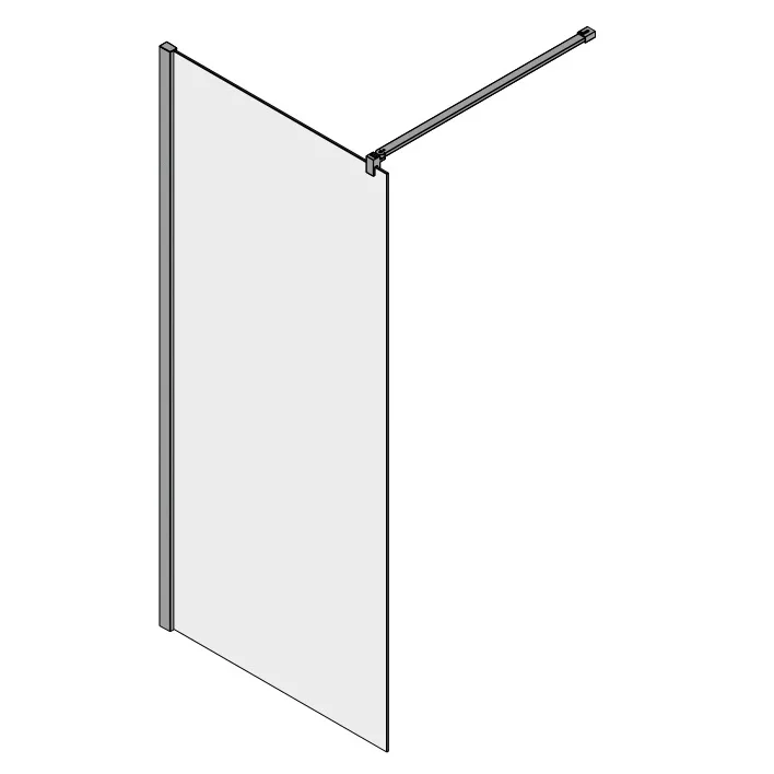 Kronenbach Turn Walk-In Trennwand, 120 x 200 cm, Anschlag links Bild 4