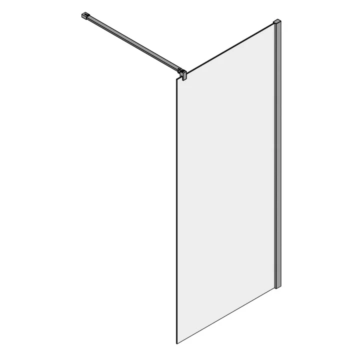 Kronenbach Turn Walk-In Trennwand, 80 x 200 cm, Anschlag rechts Bild 4