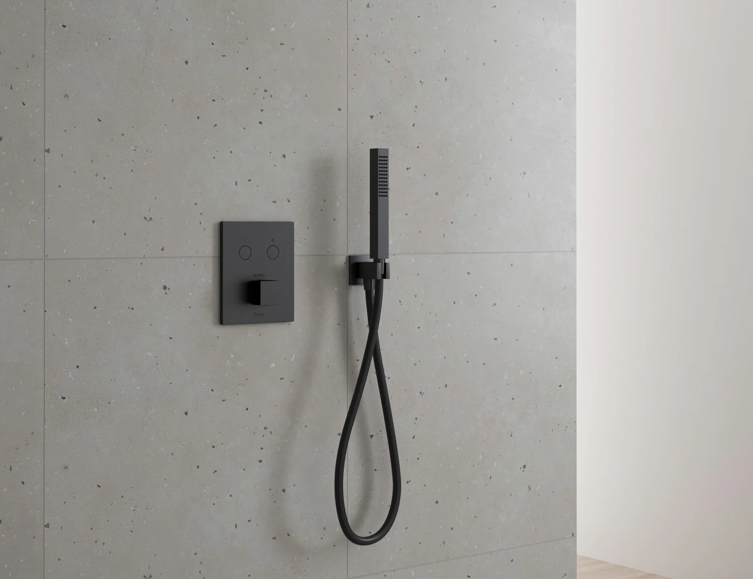 Kronenbach Smart Push Thermostat Duschsystem Unterputz für 2 Verbraucher, eckig Bild 3