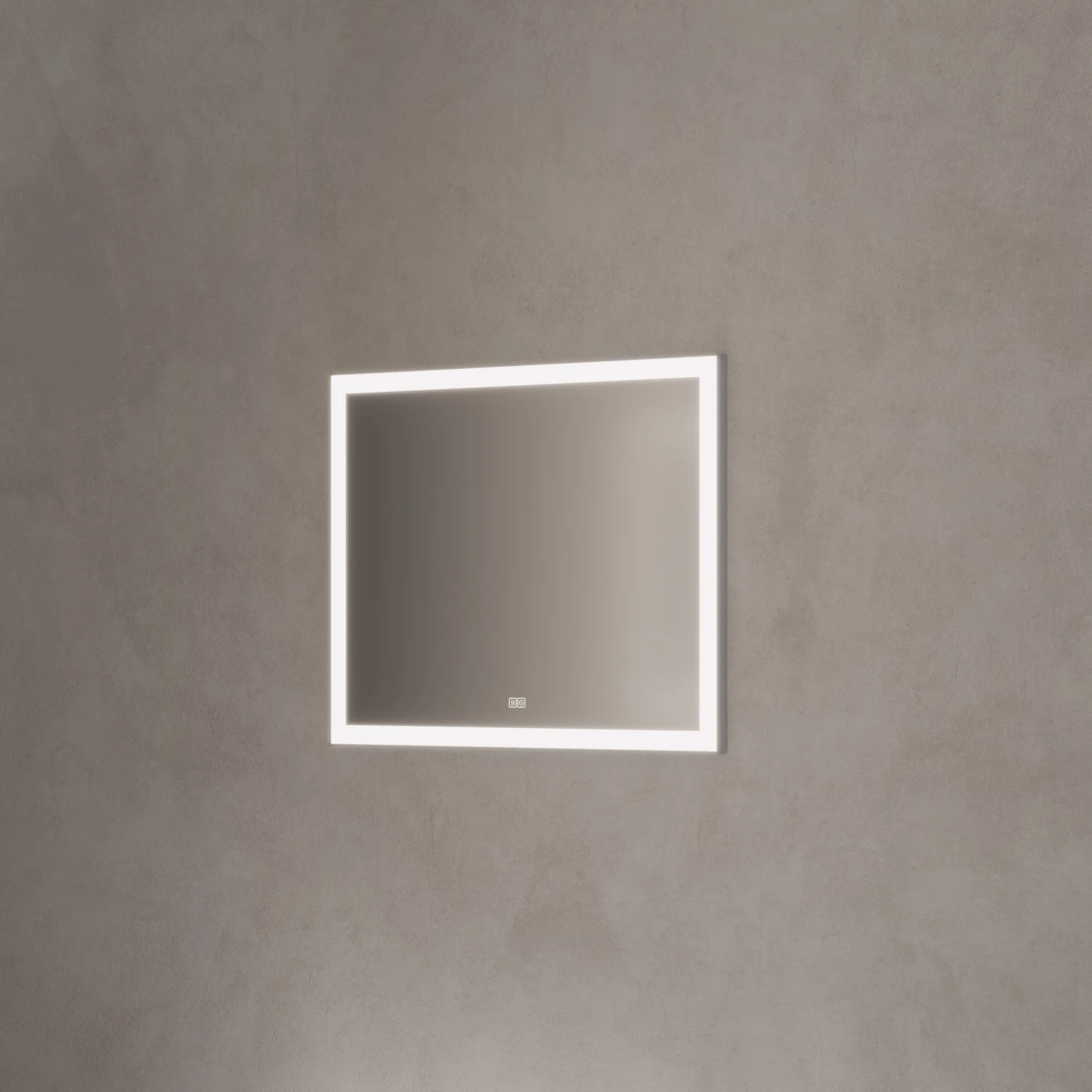 Kronenbach Day Badspiegel 100 x 80 cm mit LED-Beleuchtung und Antibeschlag Bild 2