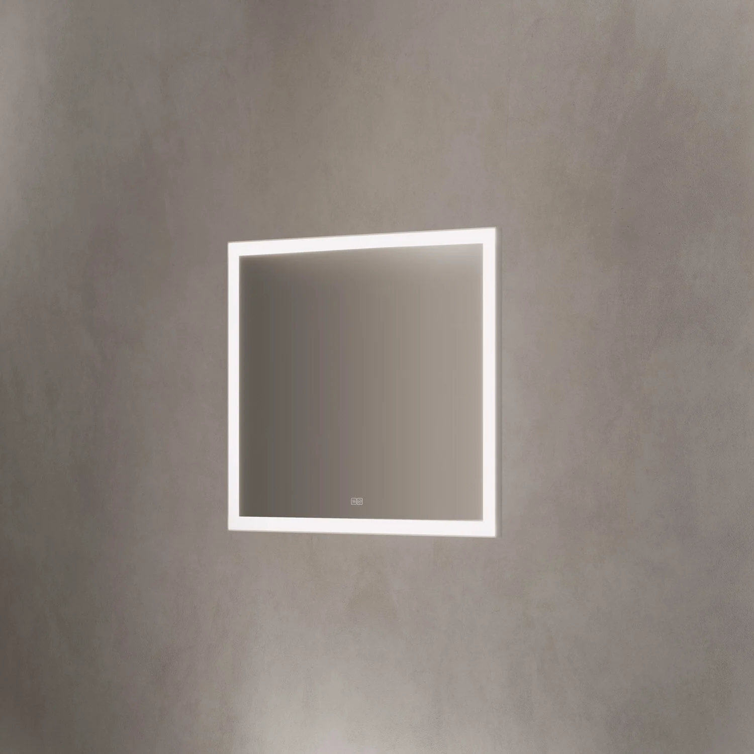 Kronenbach Day Badspiegel 100 x 90 cm mit LED-Beleuchtung und Dimmfunktion Bild 2