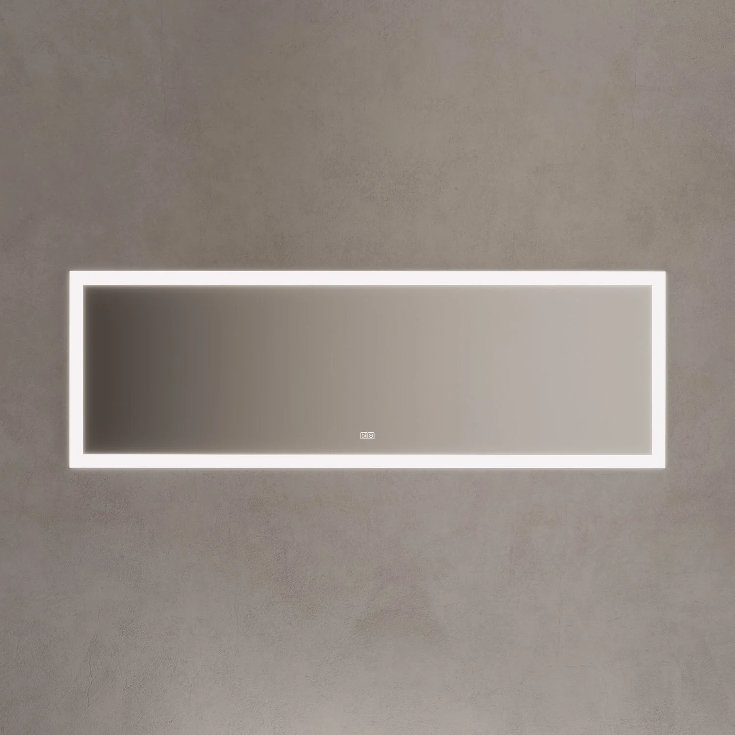 Kronenbach Day Badspiegel mit LED-Beleuchtung und Dimmfunktion in den Maßen 180 x 60 cm