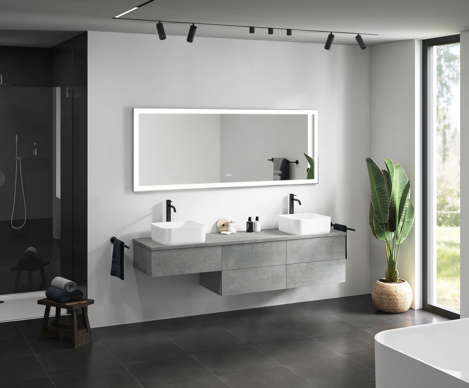 Kronenbach Day Badspiegel 180 x 80 cm mit LED-Beleuchtung und Dimmfunktion Bild 6