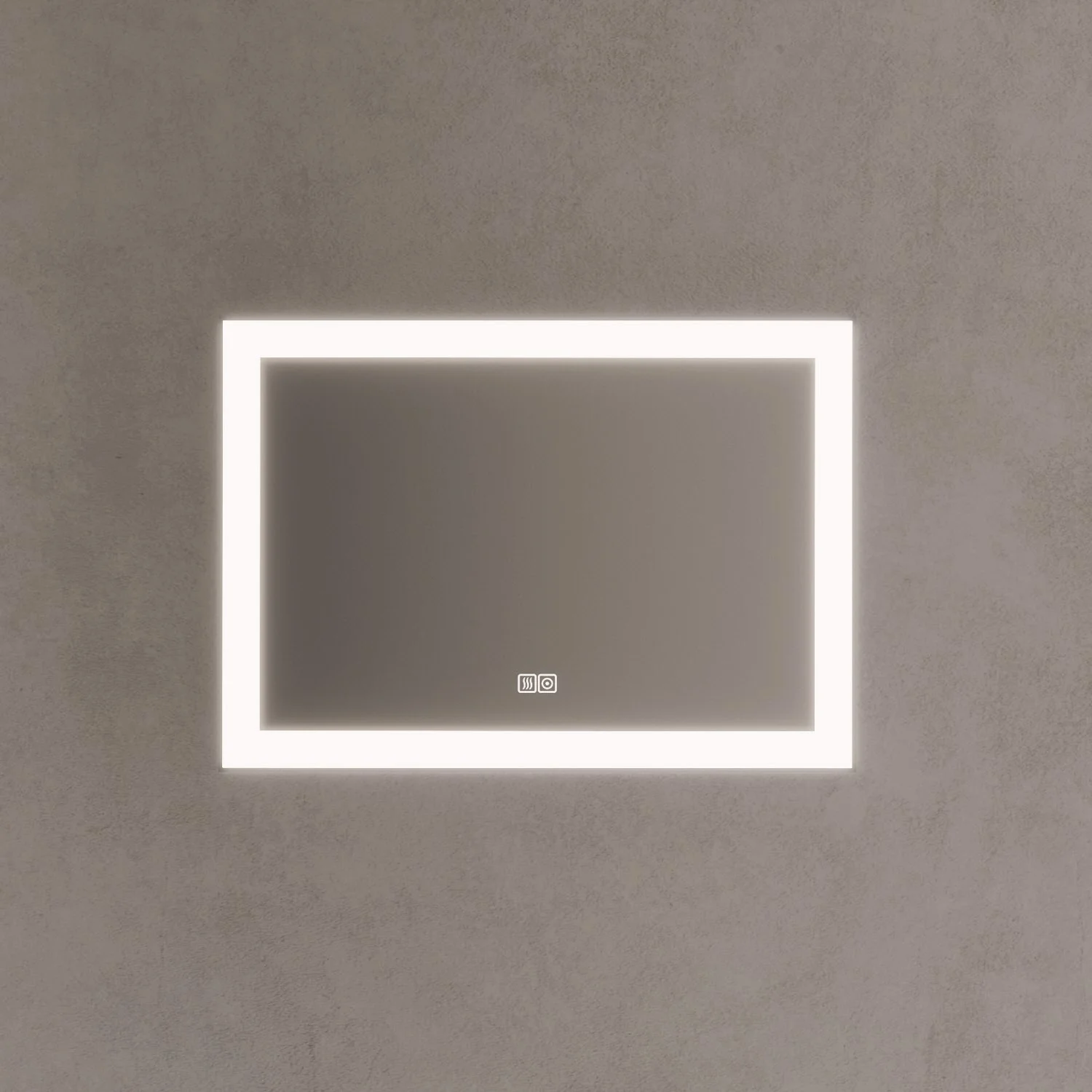 Kronenbach Day Badspiegel 70 x 50 cm mit dimmbarer LED-Beleuchtung und Antibeschlag