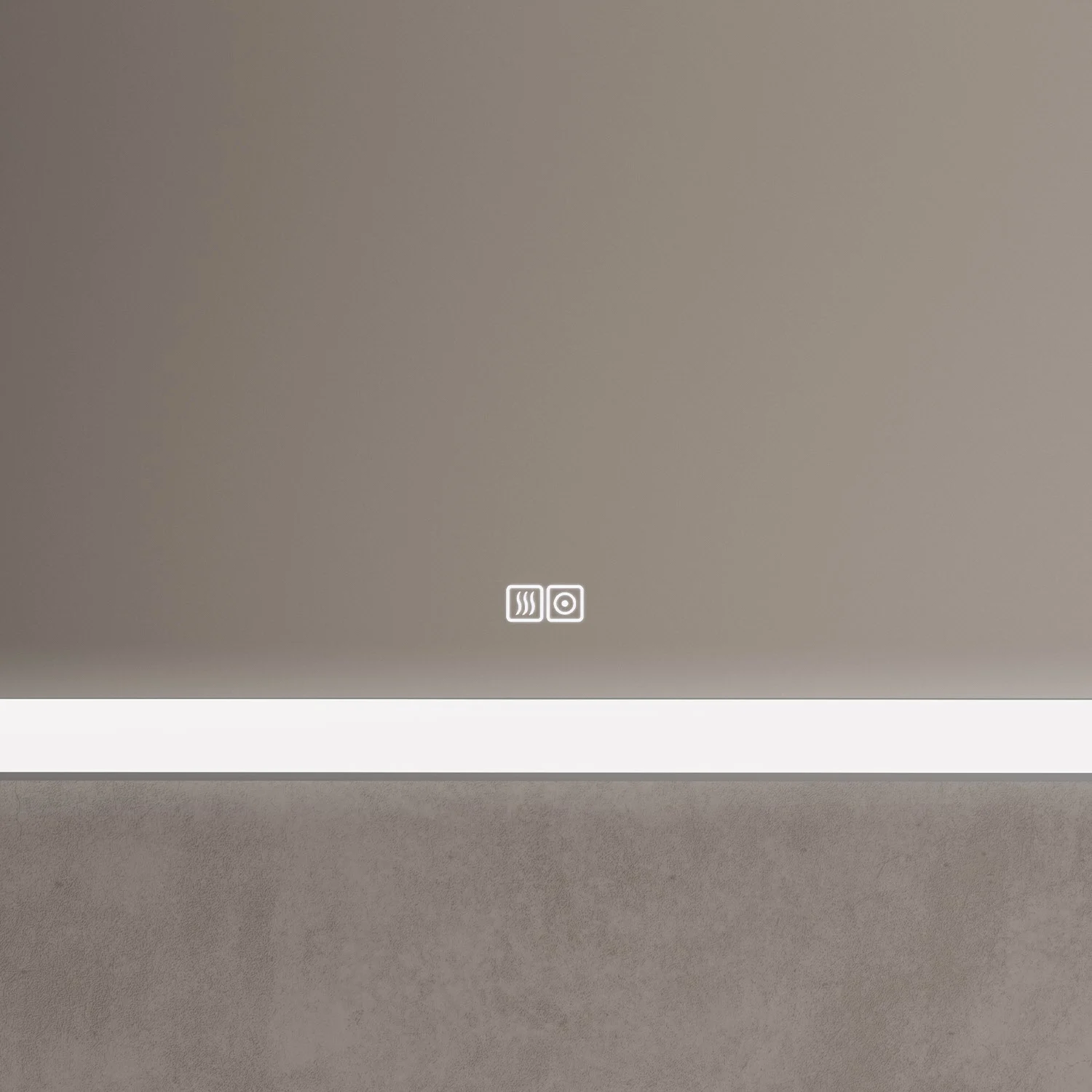 Kronenbach Day Badspiegel 70 x 90 cm mit LED-Beleuchtung und Dimmfunktion Bild 3