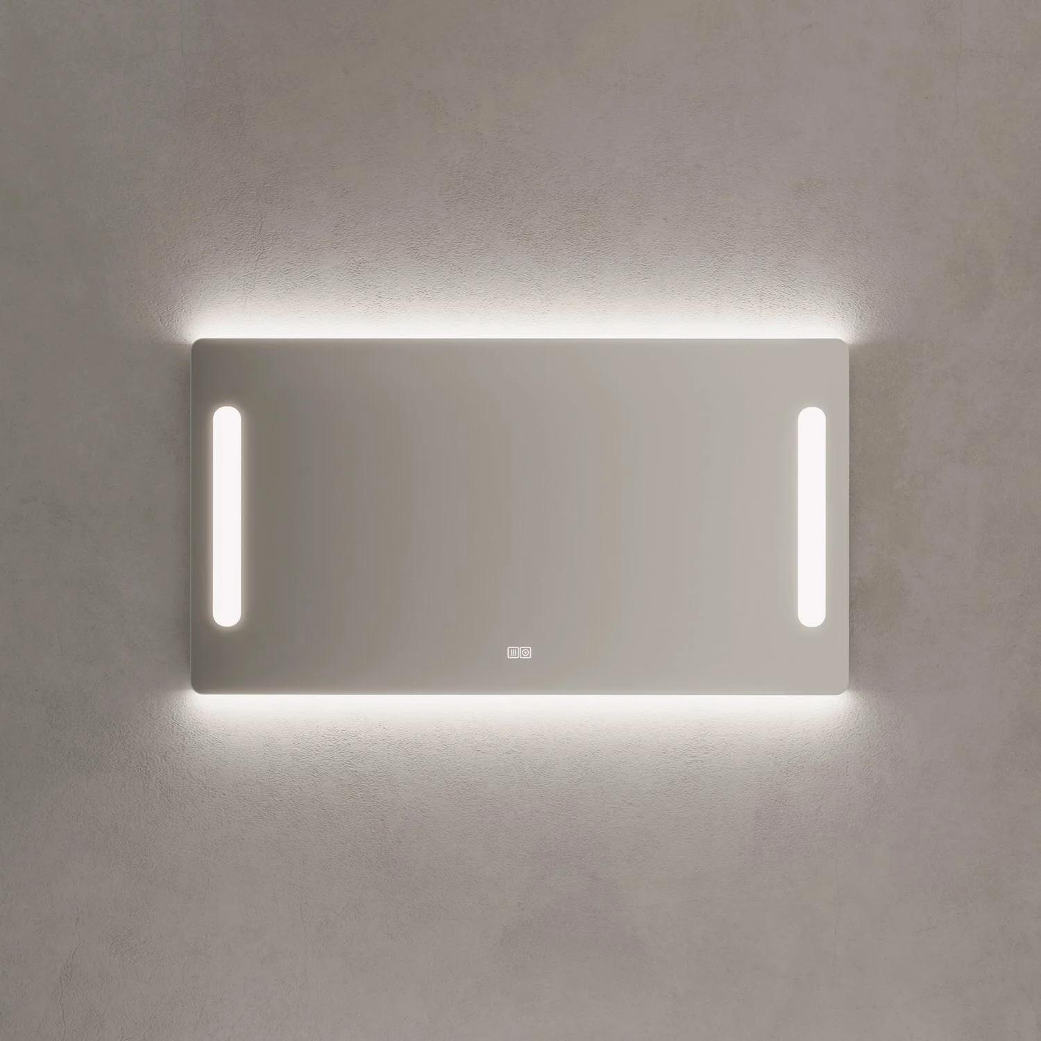 Kronenbach Dream Badspiegel 120 x 65 cm mit Spiegelheizung und LED-Treiber