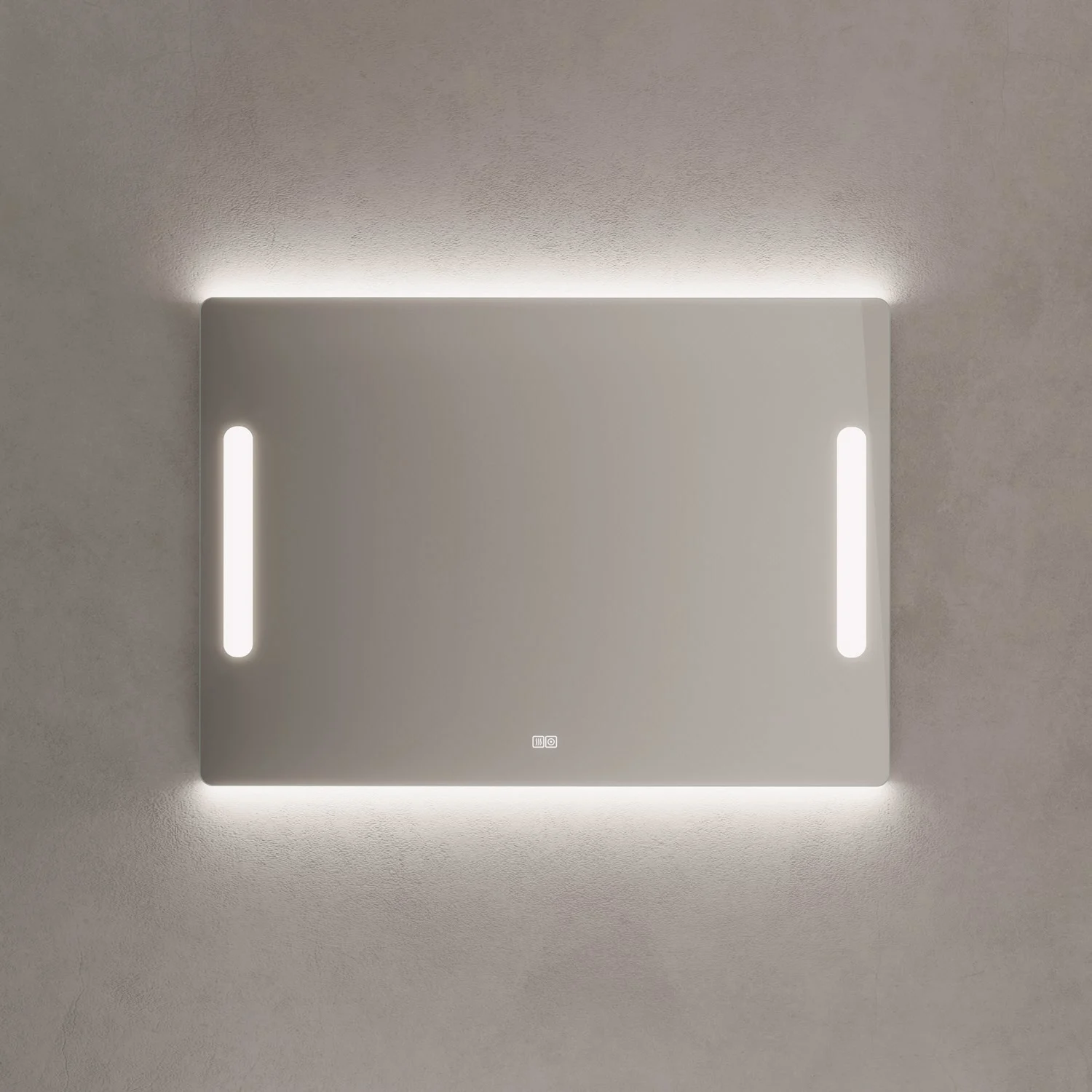 Kronenbach Dream Badspiegel 120 x 85 cm mit integrierter Spiegelheizung und LED-Treiber