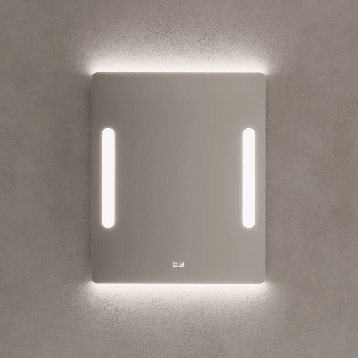 Kronenbach Dream Badspiegel 70 x 85 cm mit Spiegelheizung und LED-Treiber