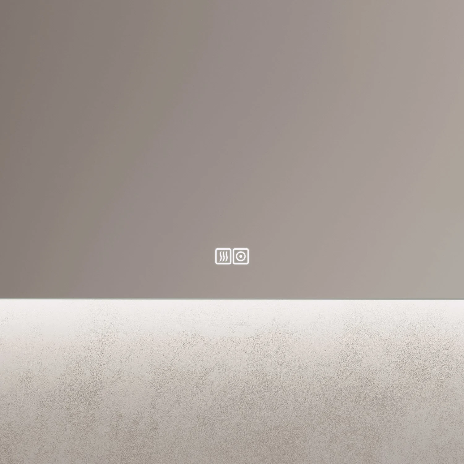 Kronenbach Dream Badspiegel 70 x 85 cm mit Spiegelheizung und LED-Treiber Bild 3