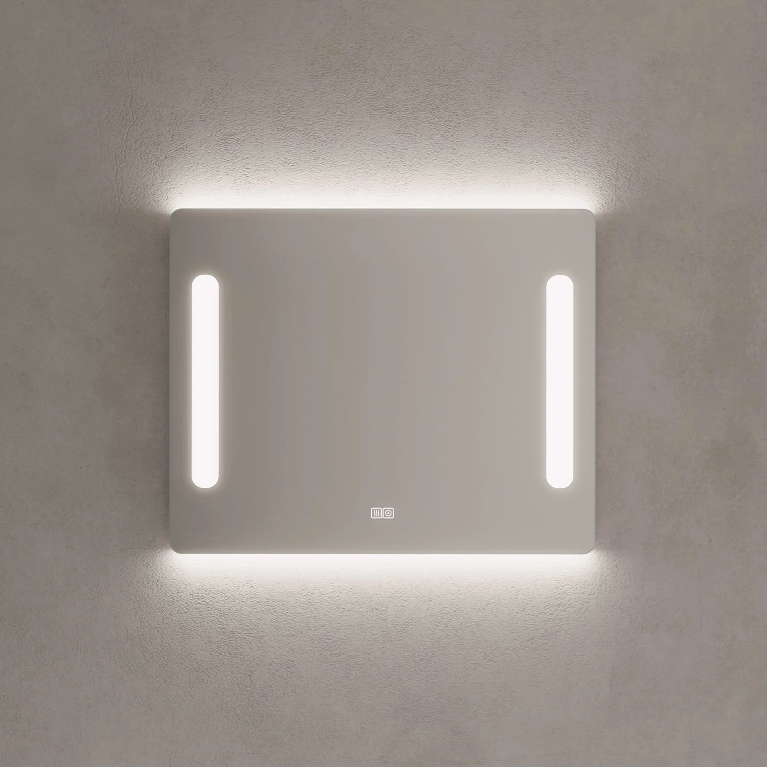 Kronenbach Dream Badspiegel 80 x 65 cm mit Spiegelheizung und LED-Treiber