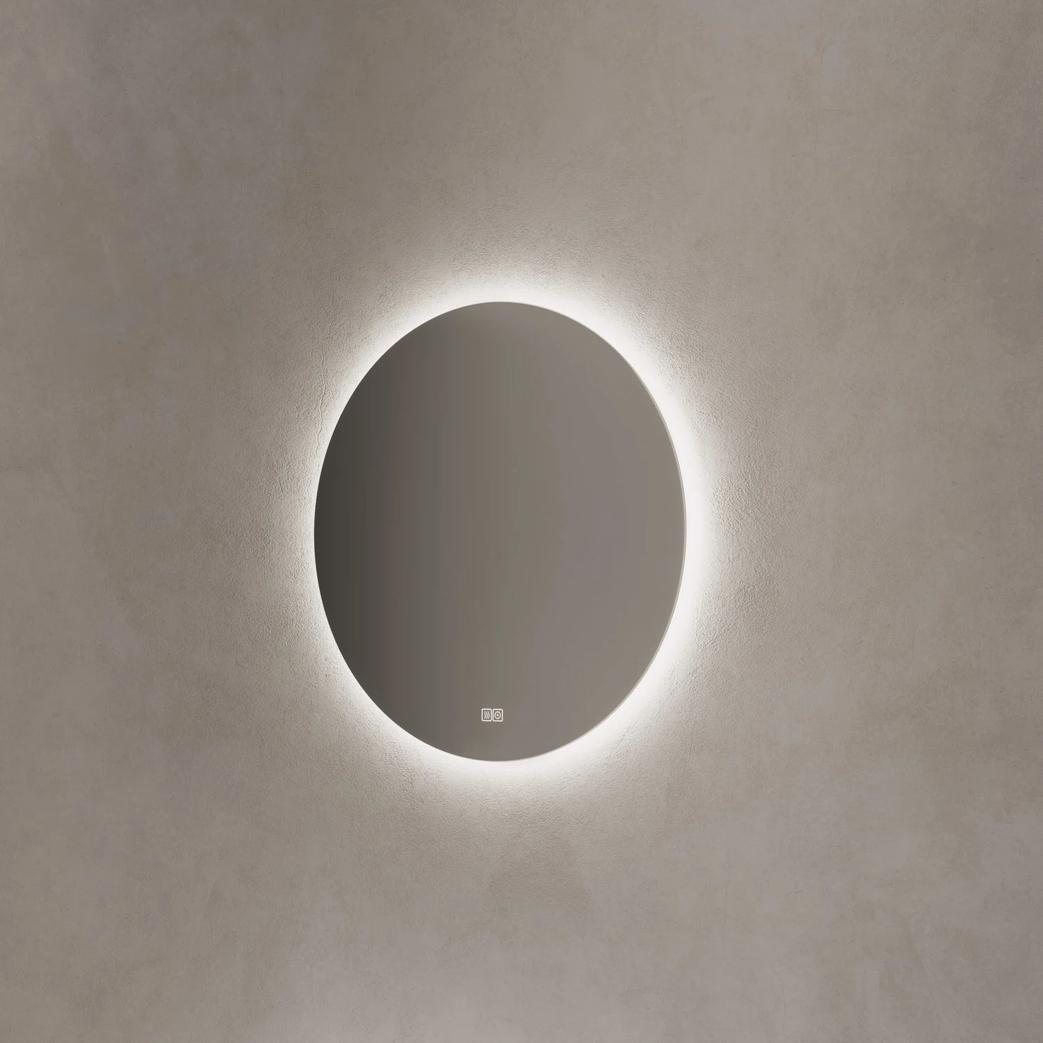 Kronenbach Moon Badspiegel Ø 100 cm mit Spiegelheizung und hochwertigem LED-Treiber Bild 2