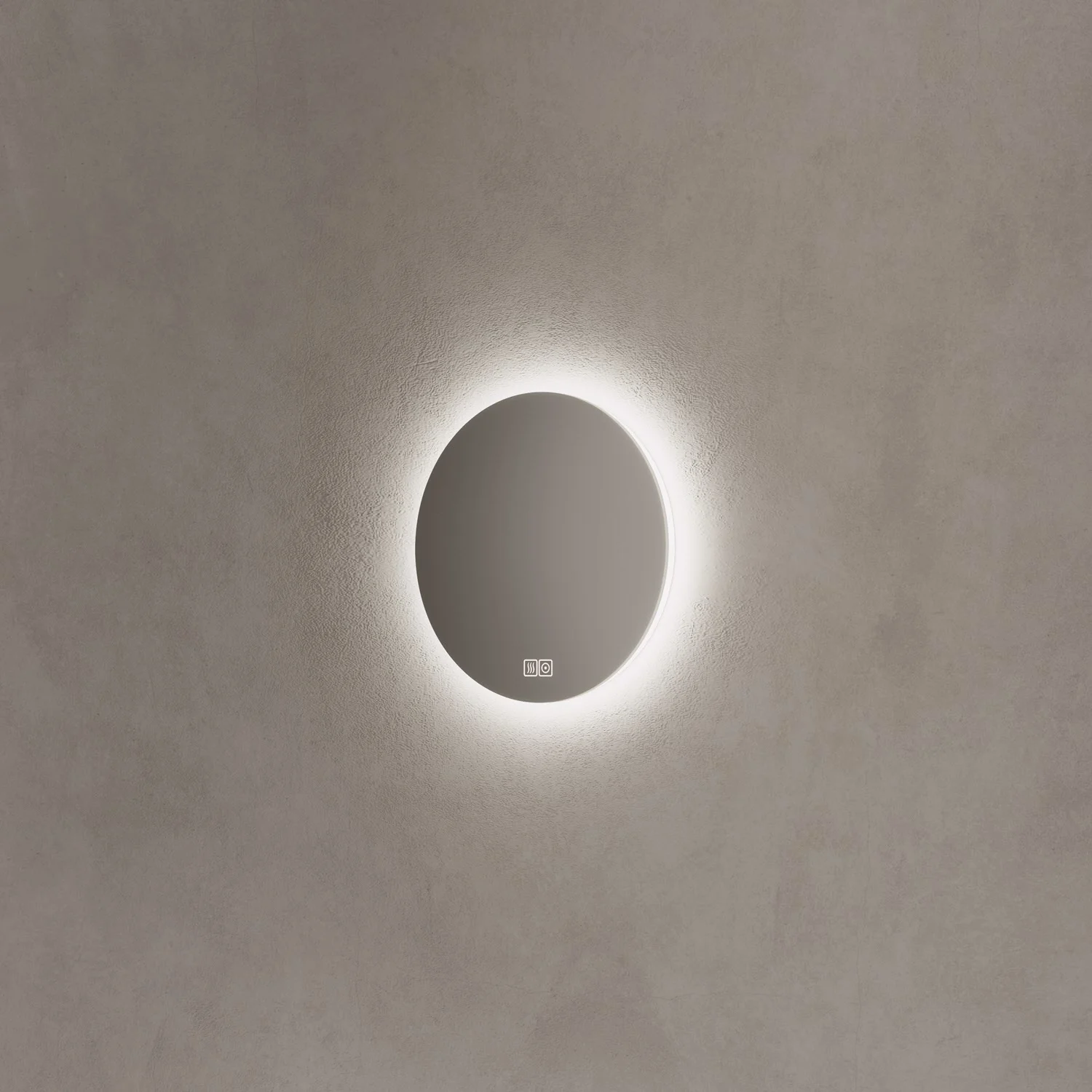 Kronenbach Moon Badspiegel Ø 50 cm mit Spiegelheizung und LED-Treiber Bild 2