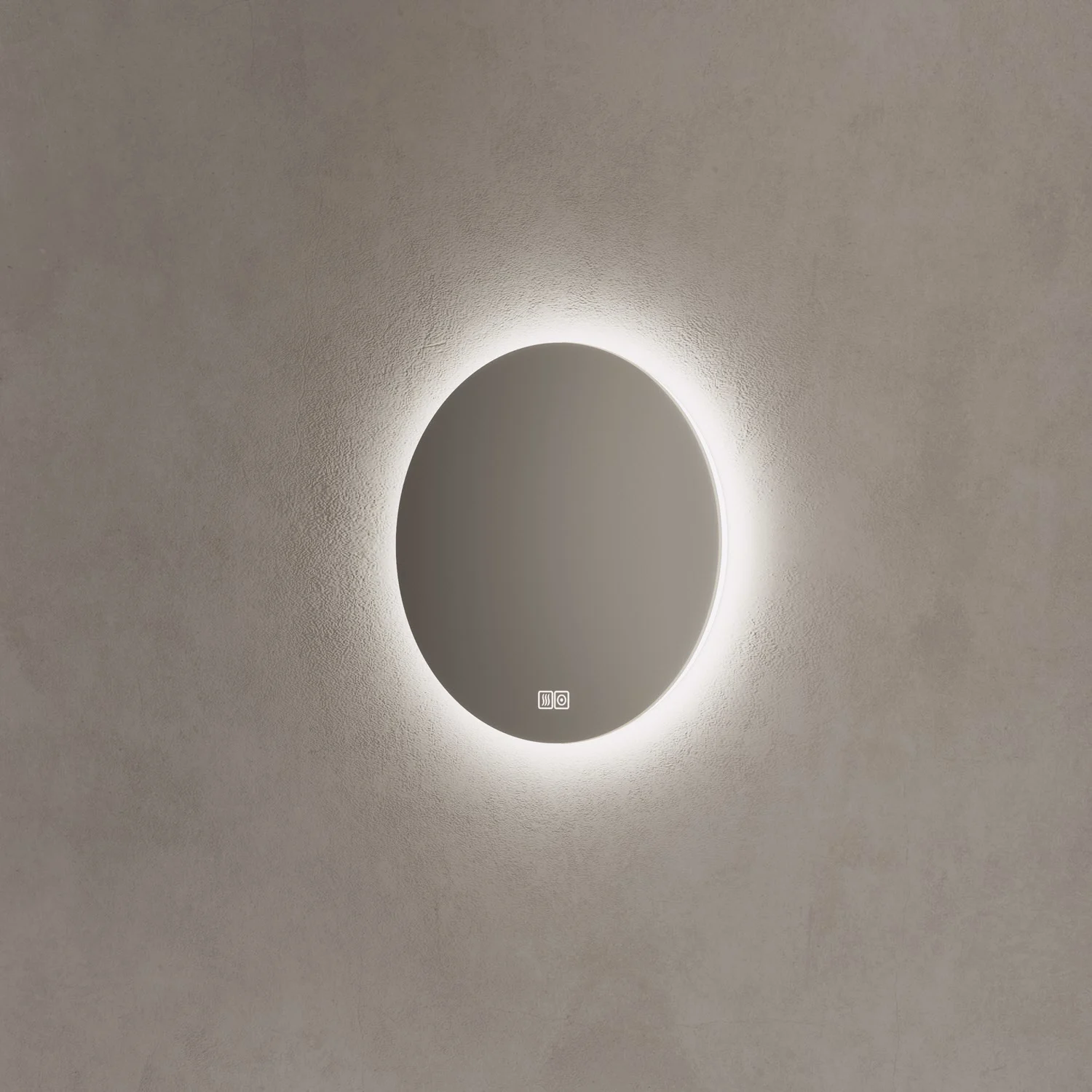 Kronenbach Moon Badspiegel Ø 60 cm mit Spiegelheizung und LED-Treiber Bild 2