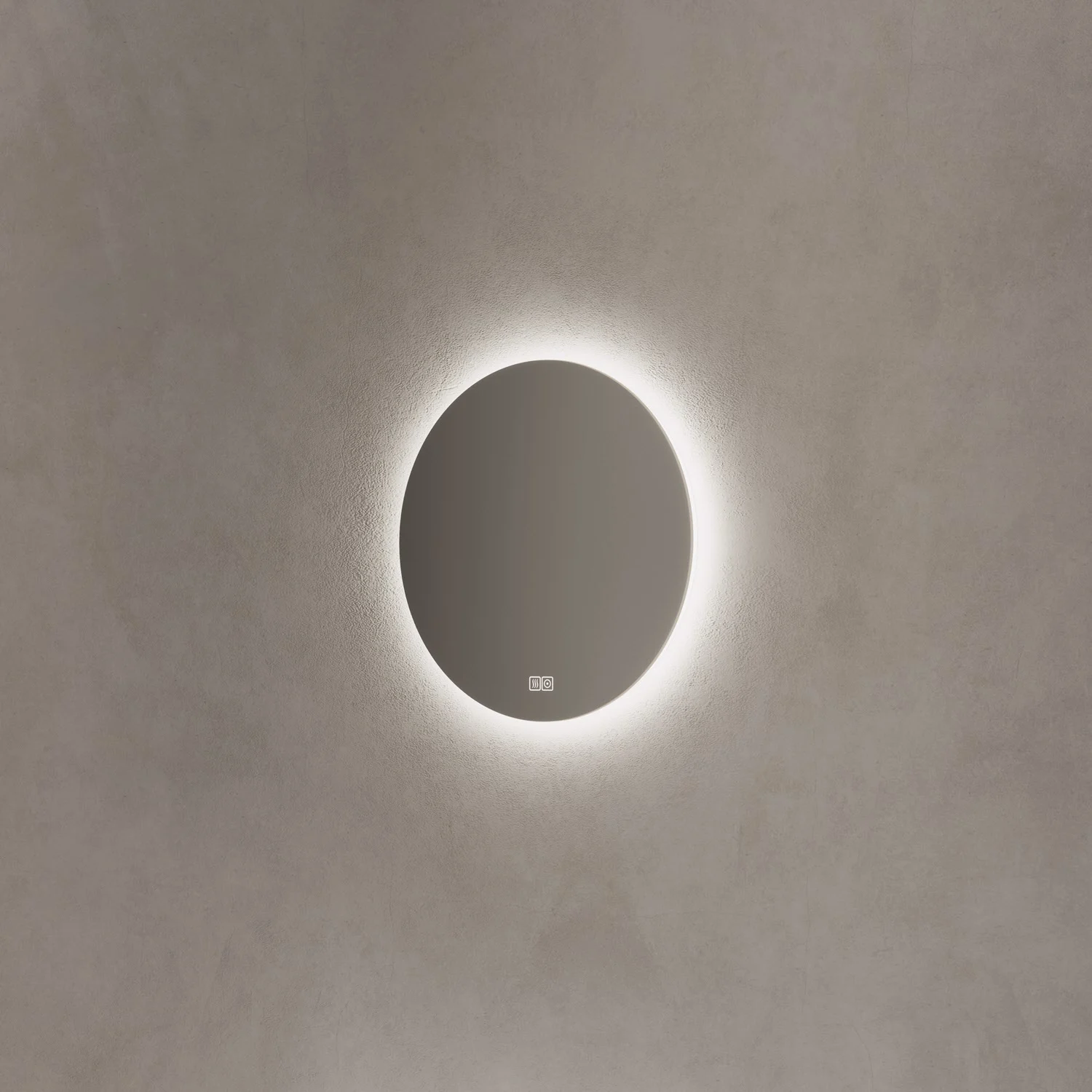 Kronenbach Moon Badspiegel Ø 70 cm mit LED-Treiber und Spiegelheizung Bild 2