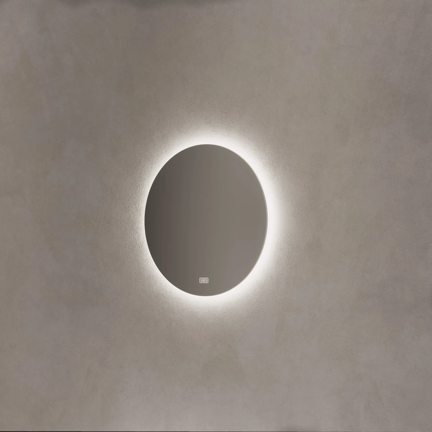 Kronenbach Moon Badspiegel Ø 80 cm mit Spiegelheizung und LED-Treiber Bild 2