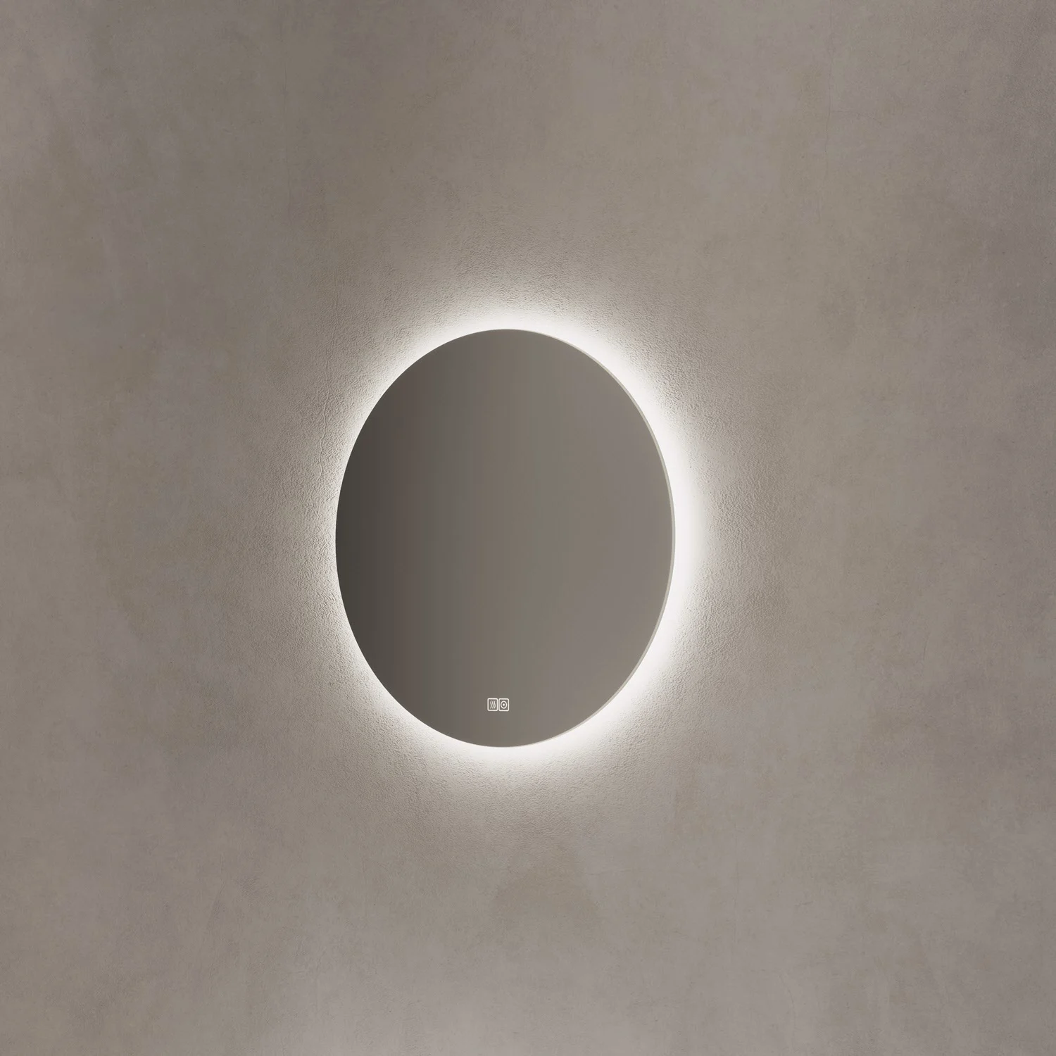 Kronenbach Moon Badspiegel Ø 90 cm mit Spiegelheizung und LED-Treiber Bild 2