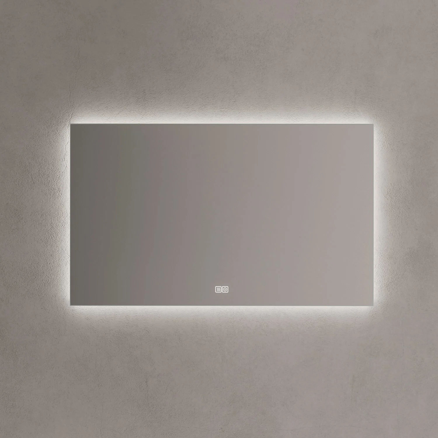 Kronenbach Night Badspiegel 100 x 60 cm mit LED-Beleuchtung und Dimmfunktion