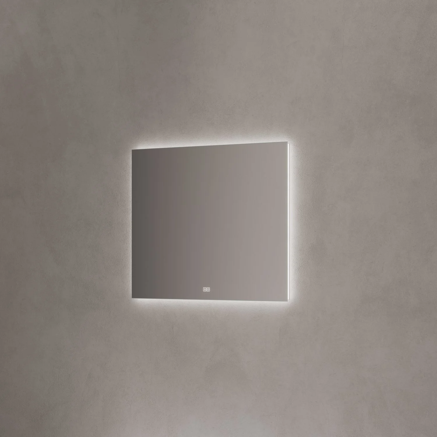 Kronenbach Night Badspiegel 100 x 80 cm mit LED-Backlight und Dimmfunktion Bild 2
