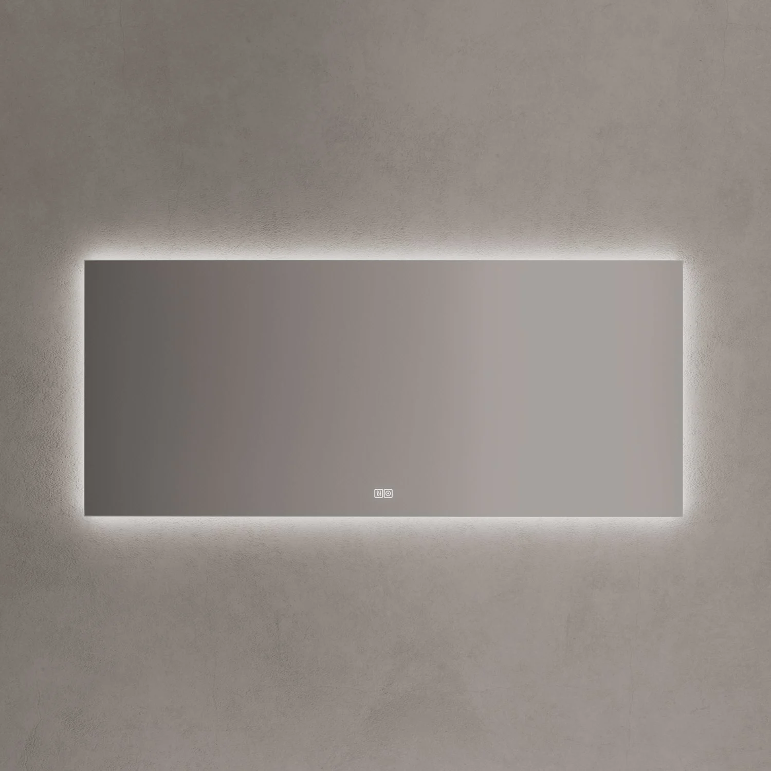 Kronenbach Night Badspiegel 140 x 60 cm mit LED-Backlight und Dimmfunktion