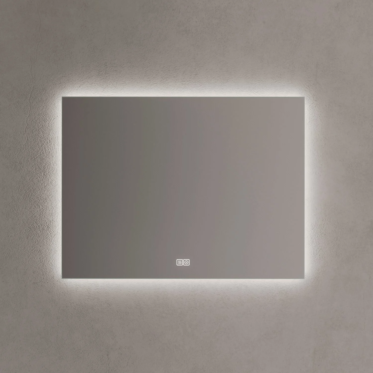 Kronenbach Night Badspiegel 80 x 60 cm mit dimmbarer LED-Beleuchtung und Backlight