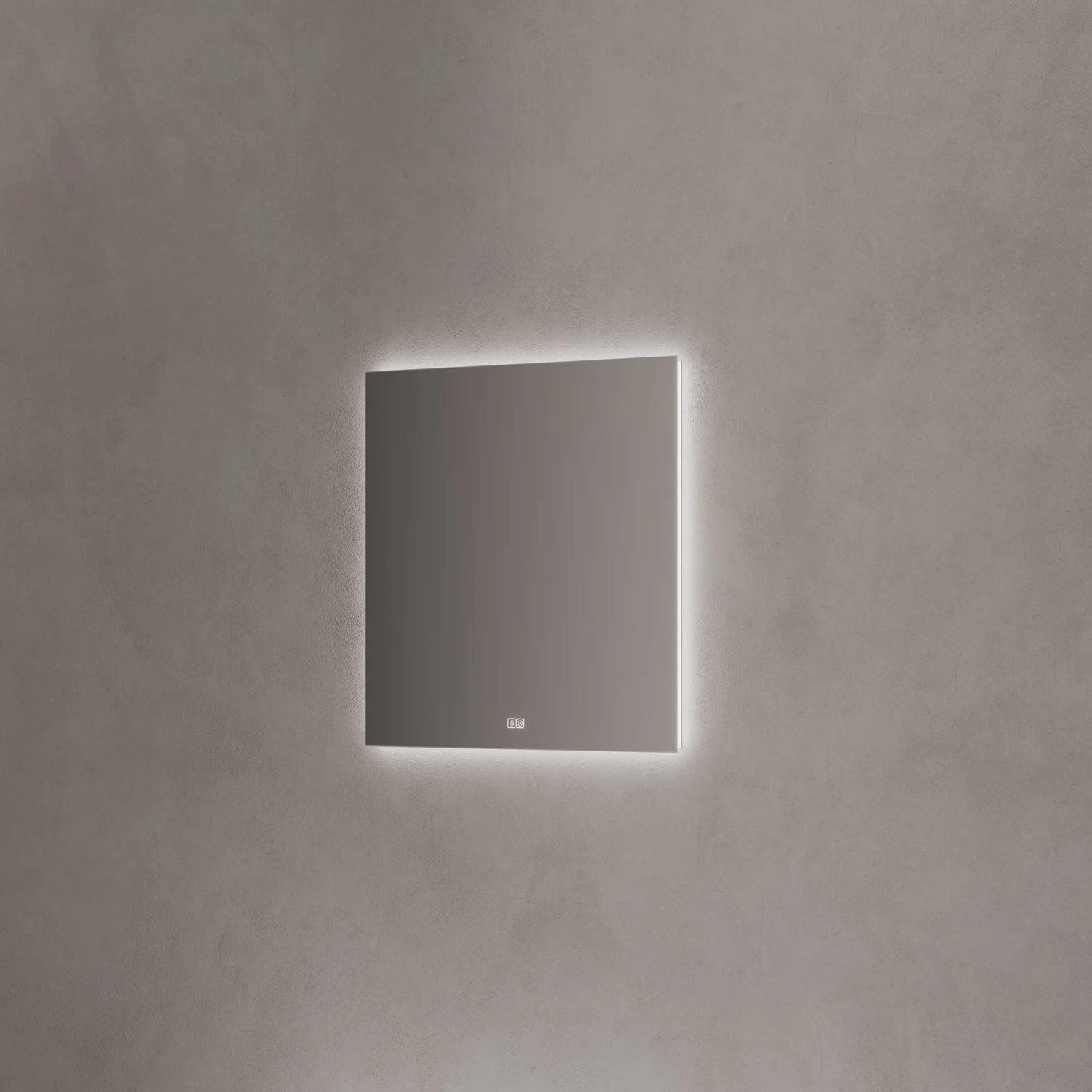 Kronenbach Nacht Badspiegel 80 x 80 cm mit LED-Beleuchtung und Dimmfunktion Bild 2