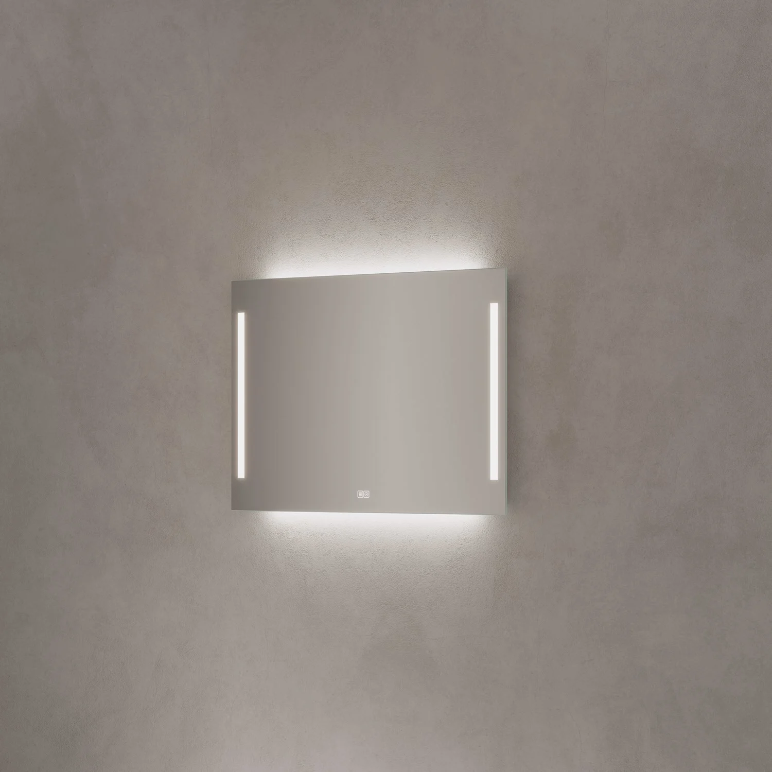 Kronenbach Sun Badspiegel 100 x 70 cm mit LED Seiten- und Hintergrundbeleuchtung Bild 2