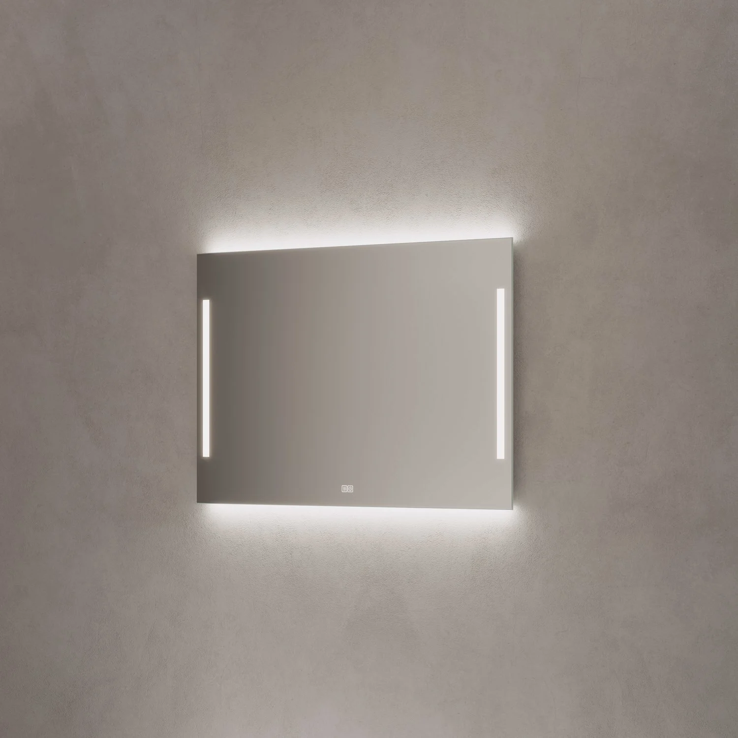 Kronenbach Sun Badspiegel 120 x 80 cm mit LED Seiten- und Hintergrundbeleuchtung Bild 2