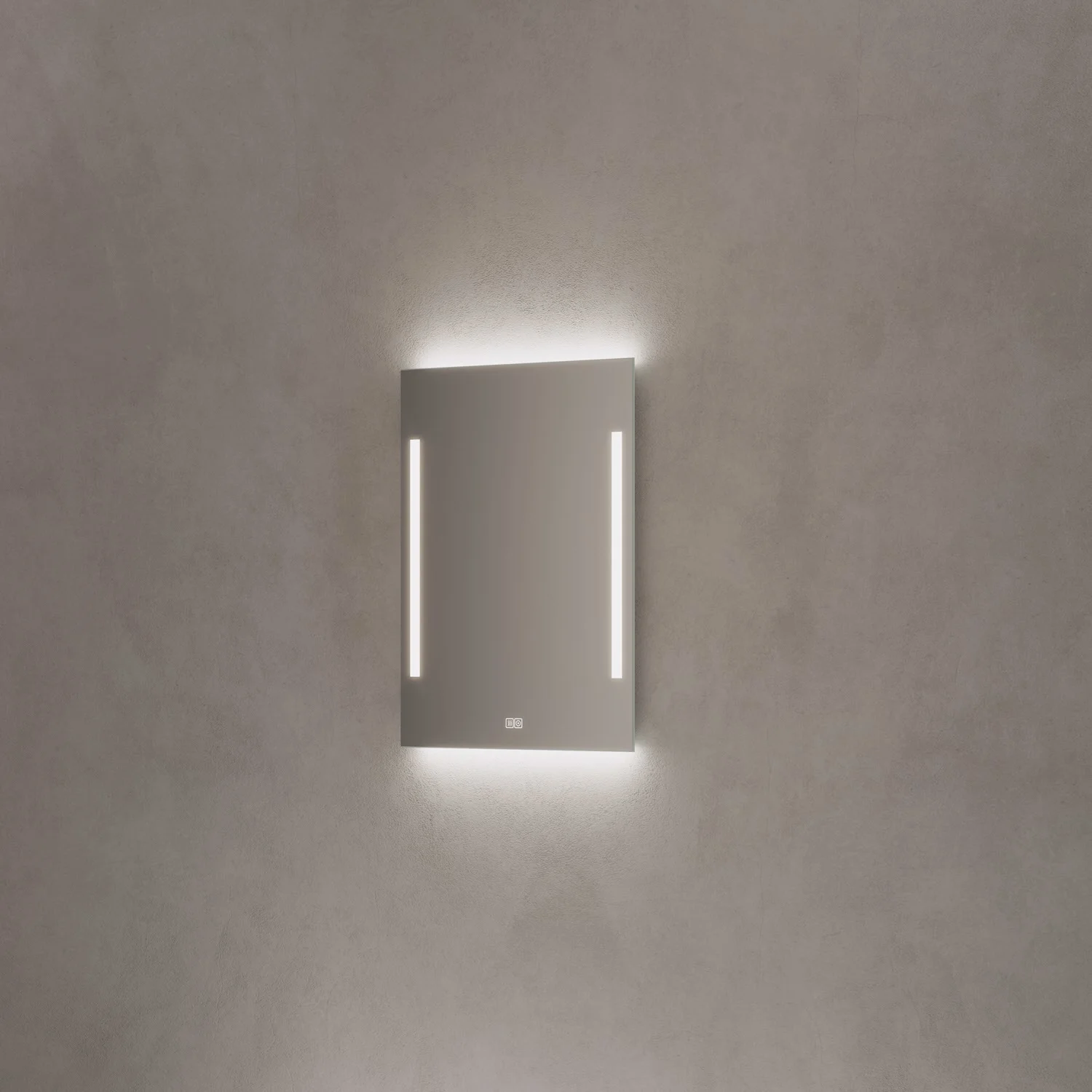 Kronenbach Sun Badspiegel 60 x 80 cm mit LED Seiten- und Hintergrundbeleuchtung Bild 2